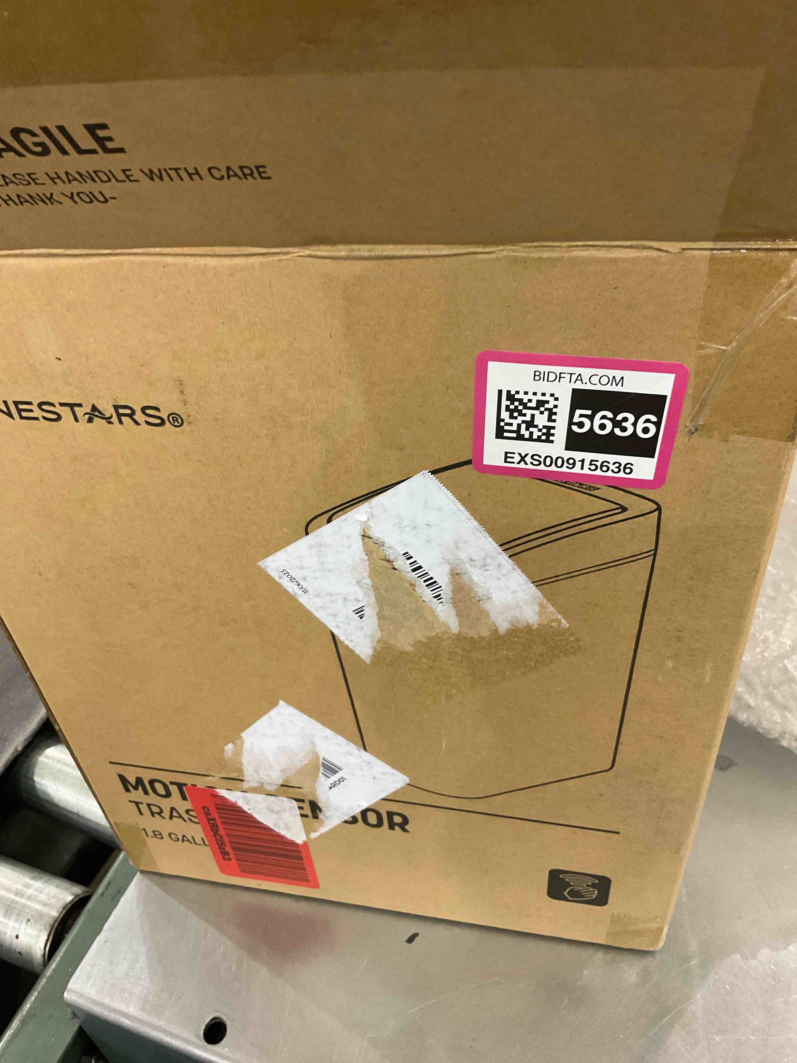 PKNOON Bathroom Trash Can Touchless 2.5 Gallon Self Sealing Trash Can Motion Sensor Trash Can Automatic Trash Cans with Lids Narrow Bedroom Garbage Bin Slim Trash Can for Bedroom Office (White