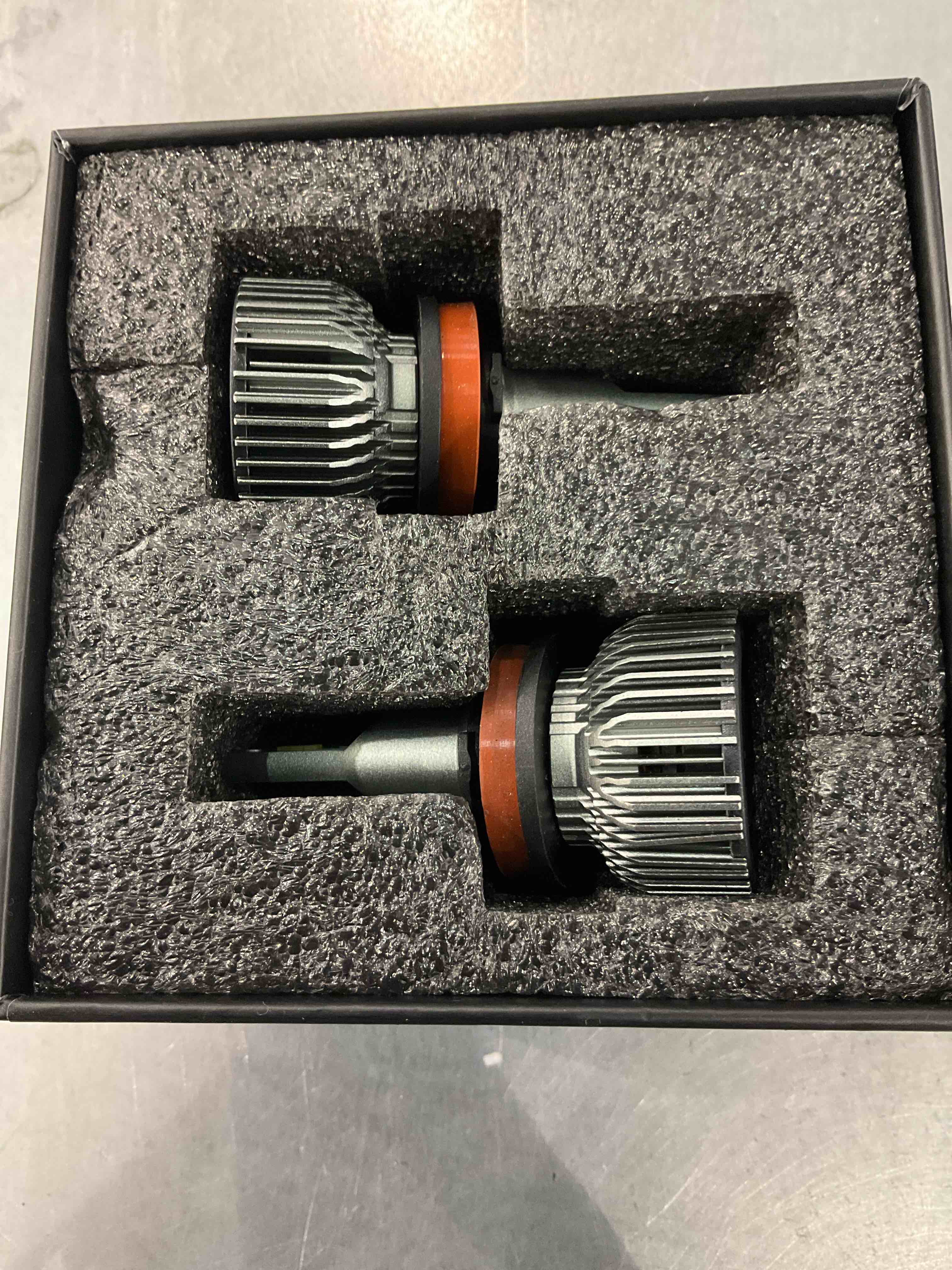 Nilight H11 LED Headlight Bulbs, 350% Brighter, 50W 10000lm Headlamp Bulbs, Mini Size, H9 High Beam, H11 Low Beam, H11/H9/H8/H16 Fog Light, 6000K Cool White, Pack of 2