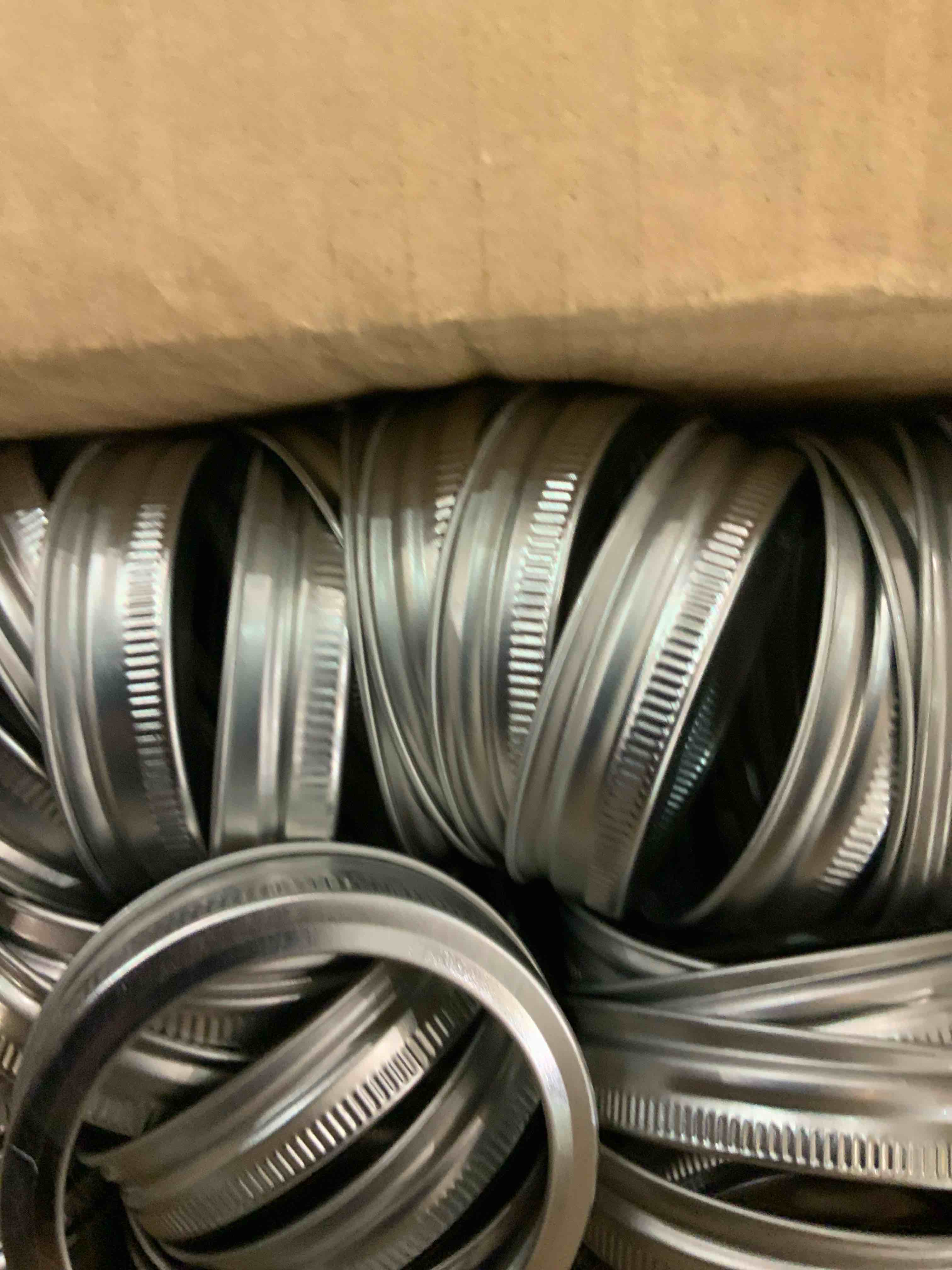 84 PCS Wide Mouth Canning Rings, Wide Mouth Mason Jar Rings - Split-Type Seals Jar Rings, Bands for Mason Jar Large Mouth (84 PCS WIDE MOUTH 87MM, Silver)