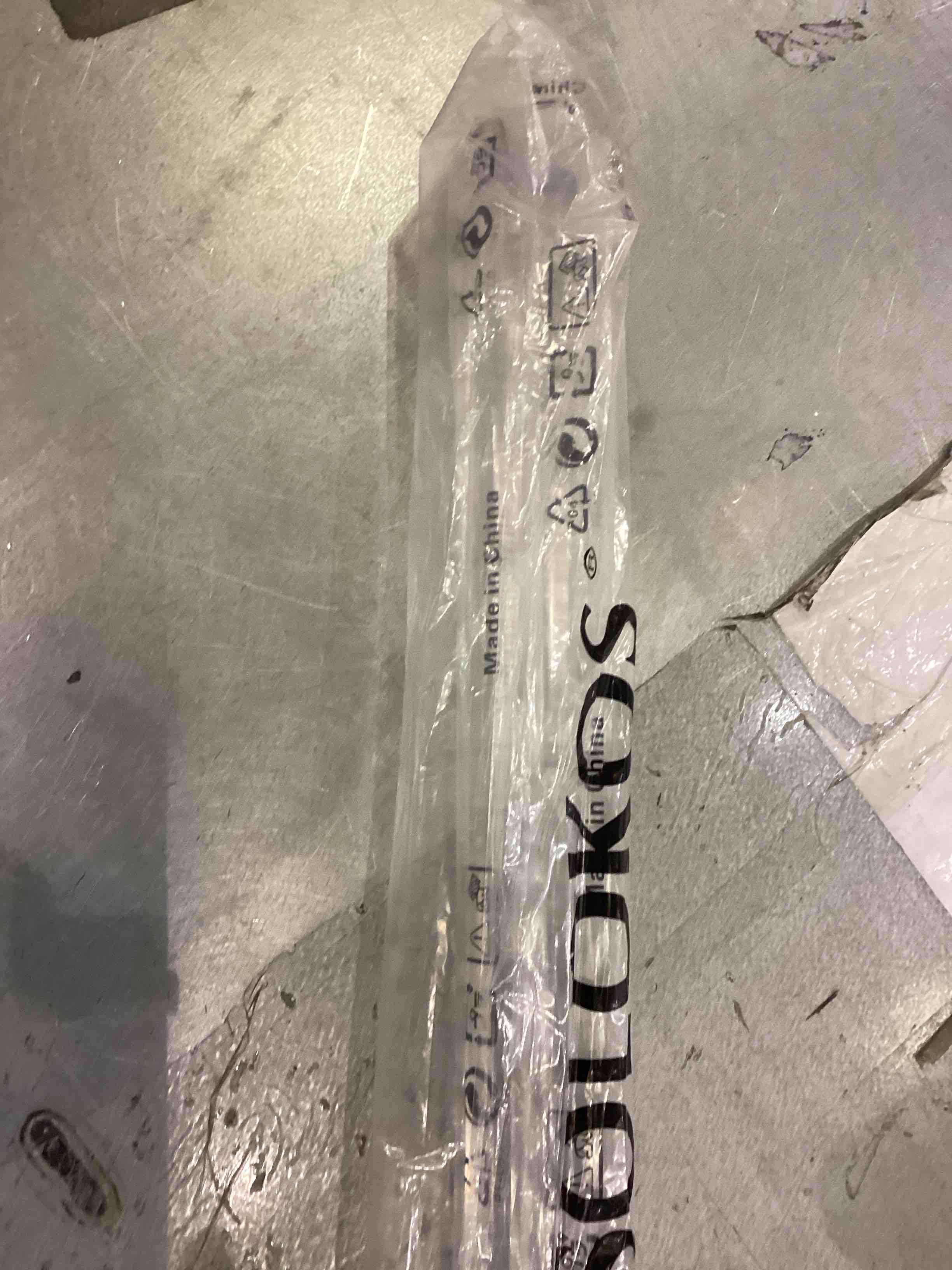 2 Pack Curtain Pull Rod with Metal Snap Invisible Clear Curtain Push Wand for Drapery and Grommet Curtains 1/2 Inch Wide (Acrylic, 40 Inch)