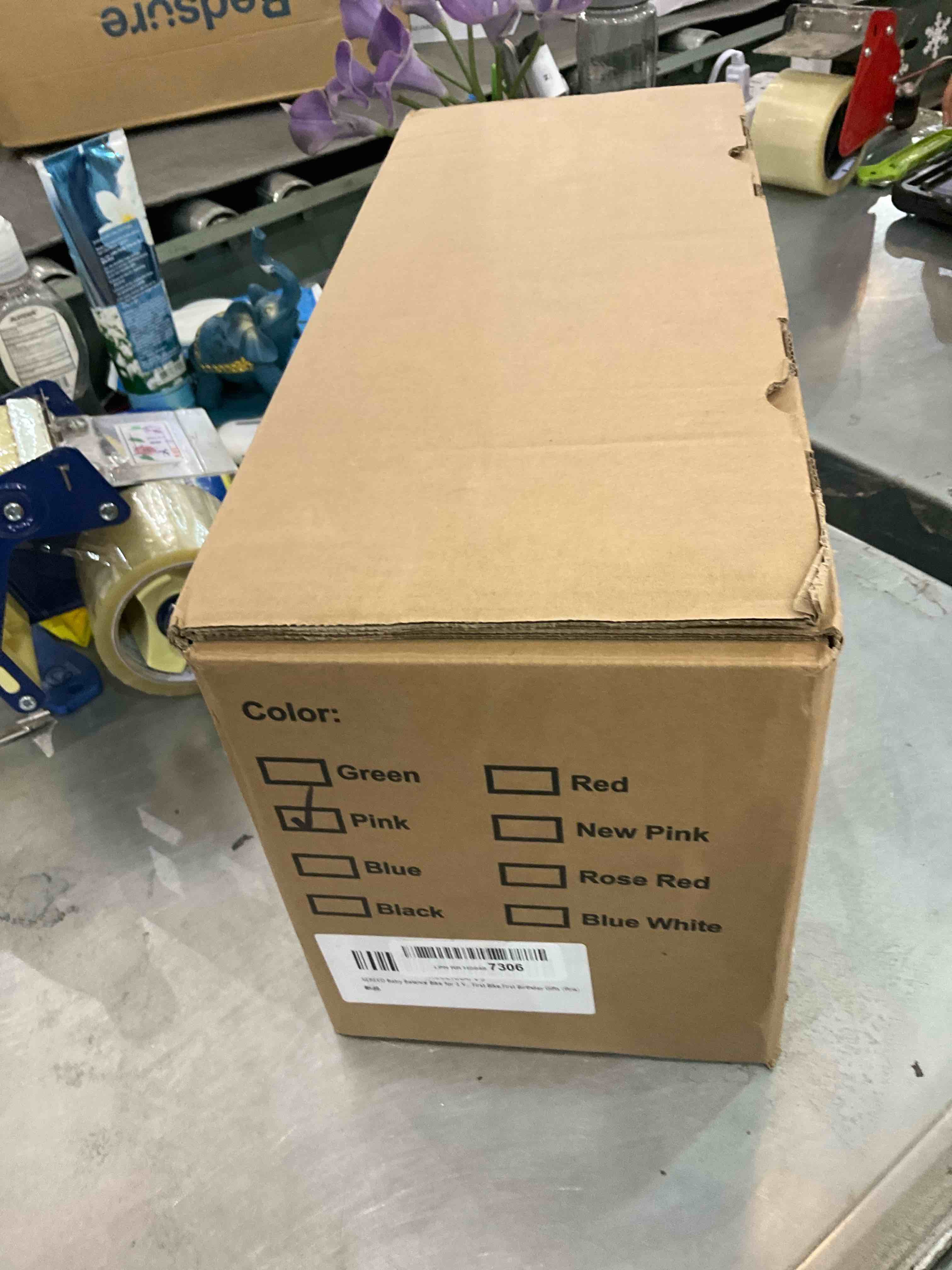 SEREED Baby Balance Bike for 1 Year Old Boys Girls 12-24 Month Toddler Balance Bike, 4 Wheels Toddler First Bike, First Birthday Gifts