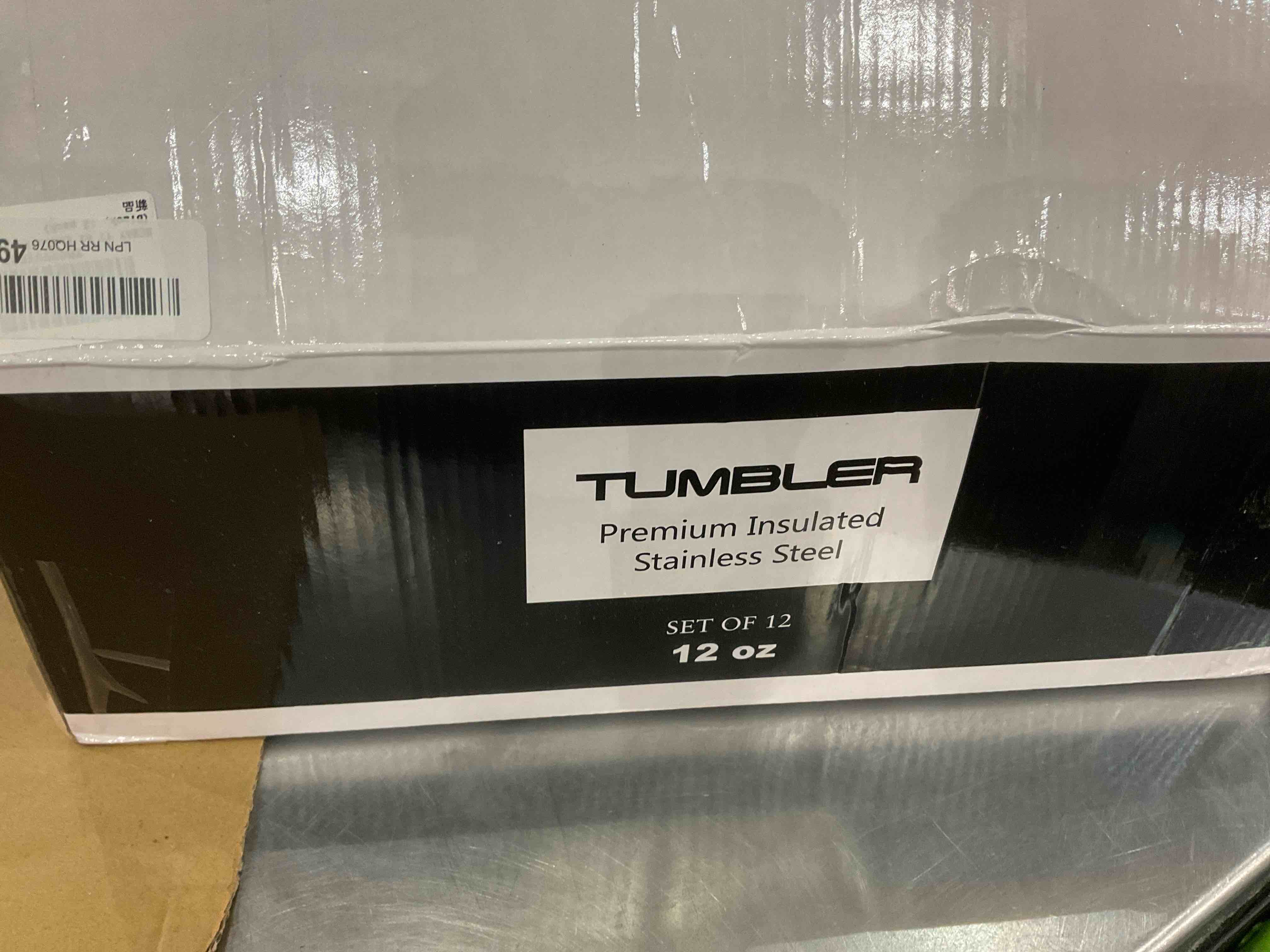 TUMBLER Premium Insulated Stainless Steel SET OF 12 12 oz