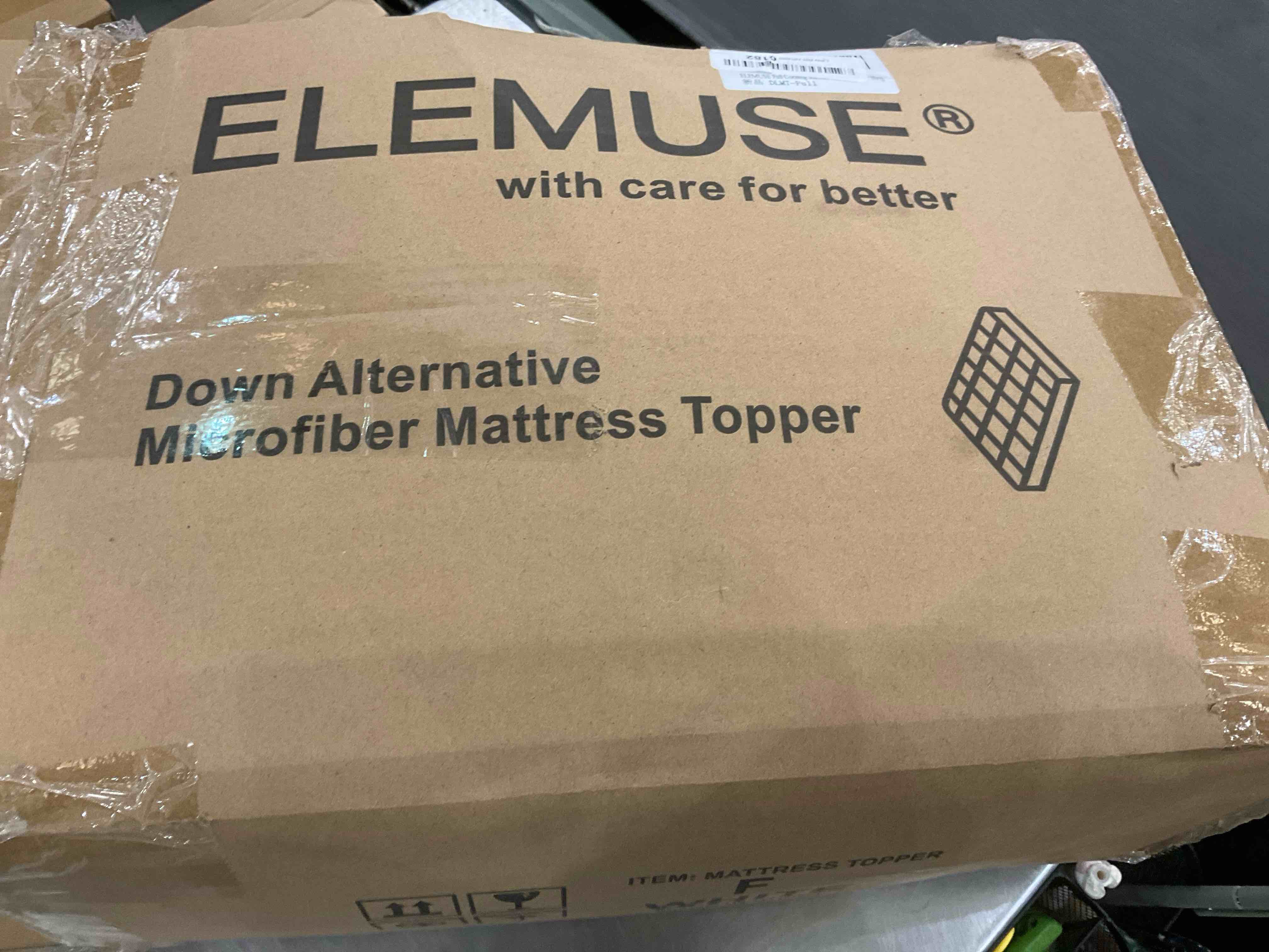 ELEMUSE Full Cooling Mattress Topper for Back Pain, Extra Thick Mattress pad Cover, Plush Soft Pillowtop with Elastic Deep Pocket, Overfilled Down Alternative Filling