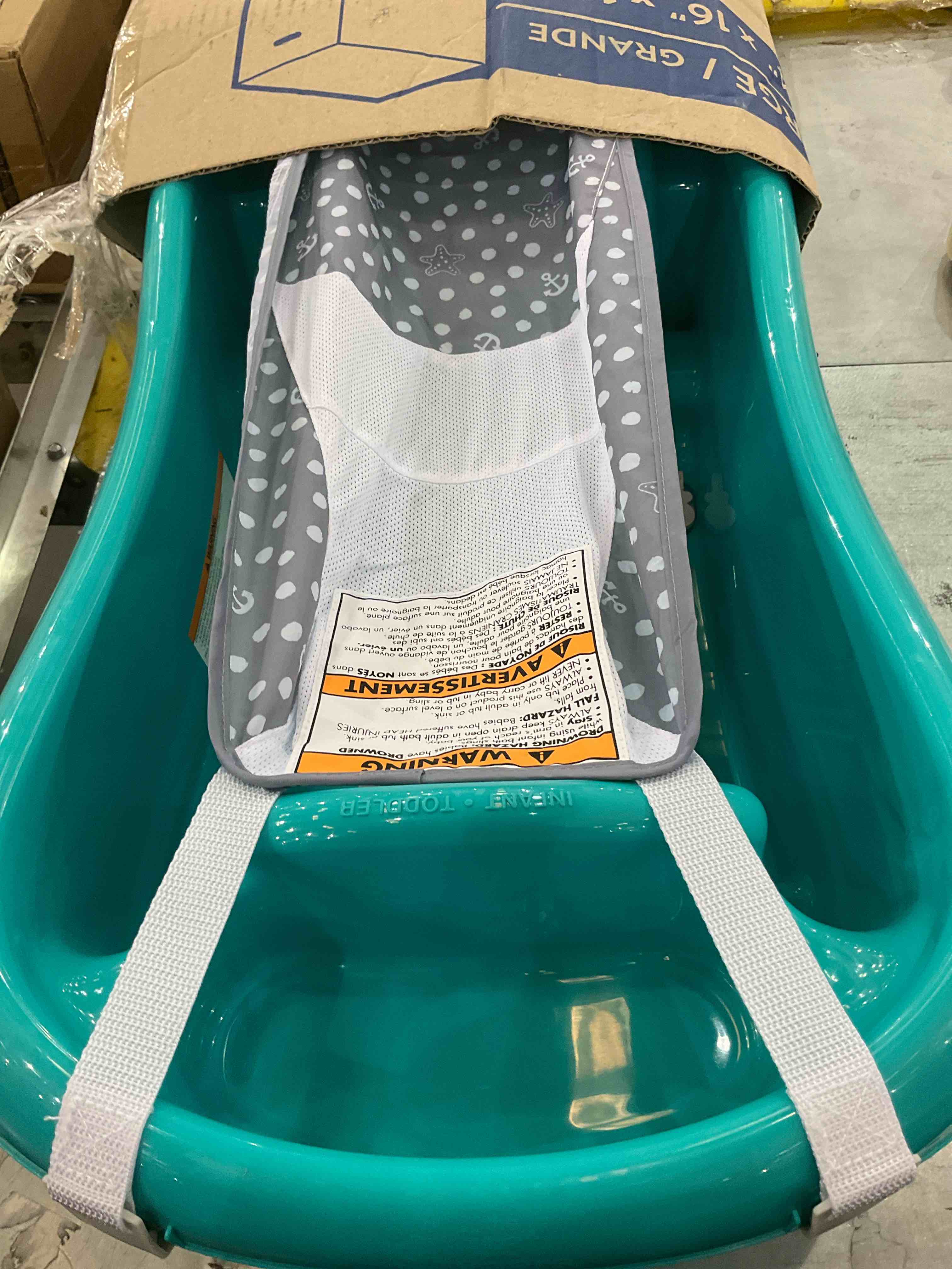 The First Years Sure Comfort Deluxe Newborn to Toddler Tub, Teal