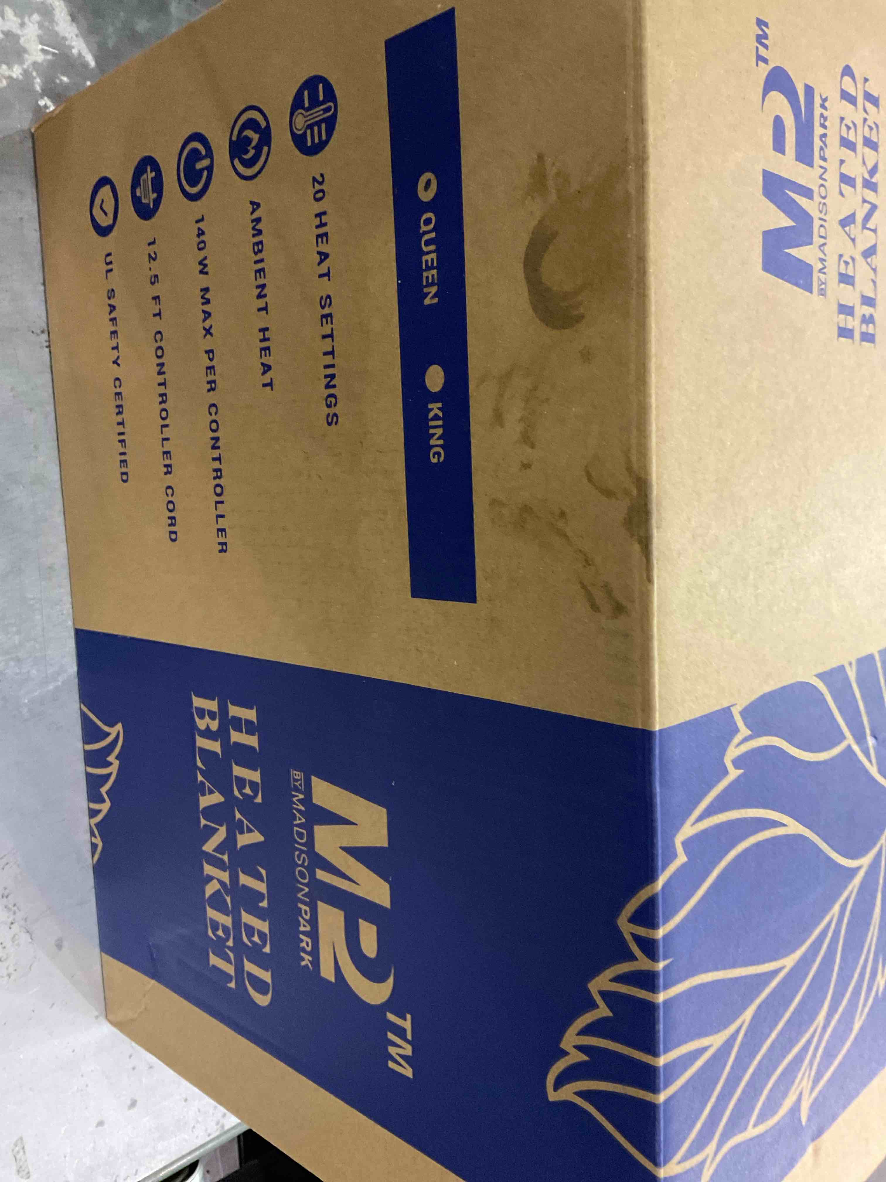 by Madison park heated blanket