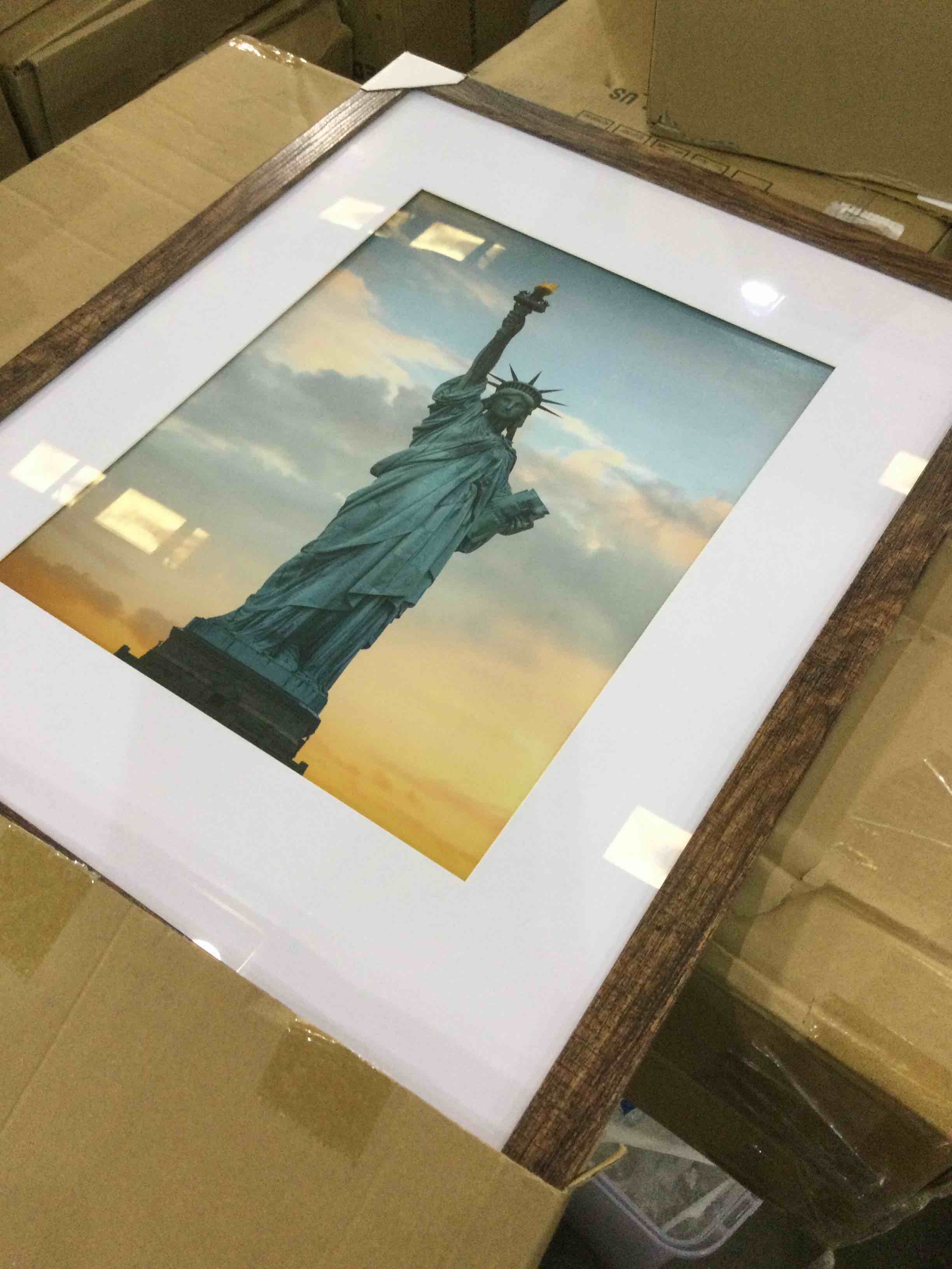SESEAT 16x20 Picture Frame Brown, Display Pictures 11x14 with Mat or 16x20 without Mat, Photo Frames Wall Gallery, 1 Pack