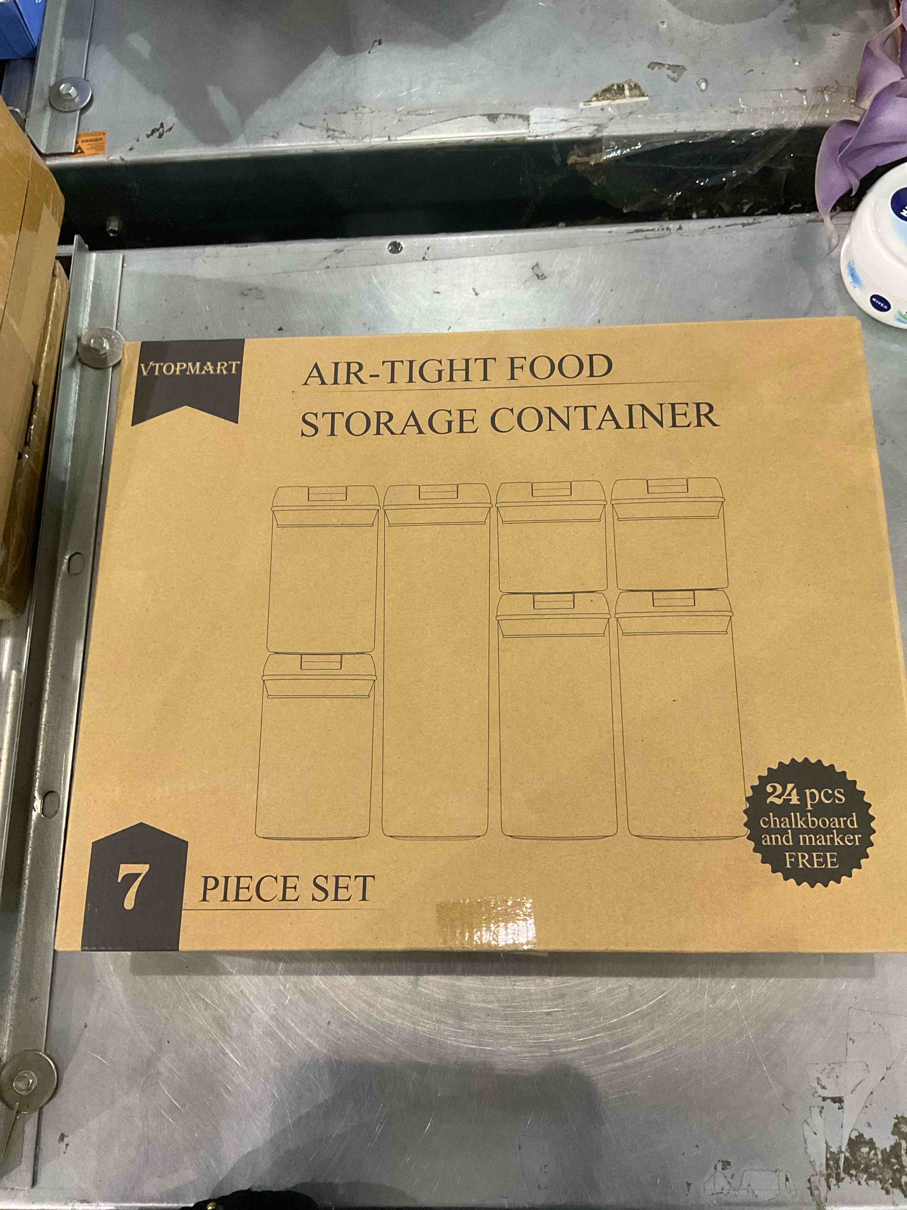 VTOPMA RT AIR-TIGHT FOOD STORAGE CONTAINER 7 Piece Set