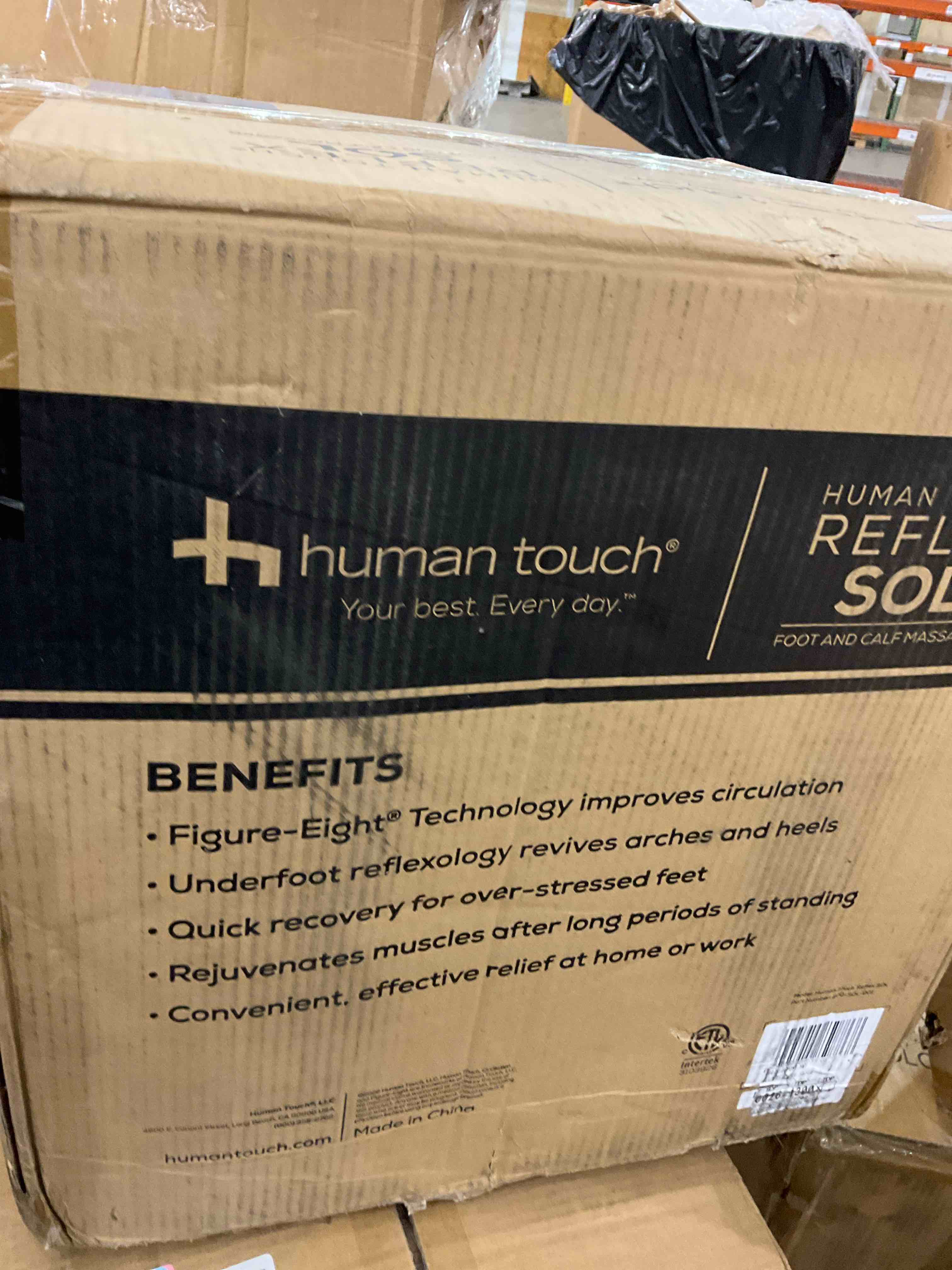 Human Touch Reflex SOL Foot & Calf Massager w/ Heat Plantar Fasciitis