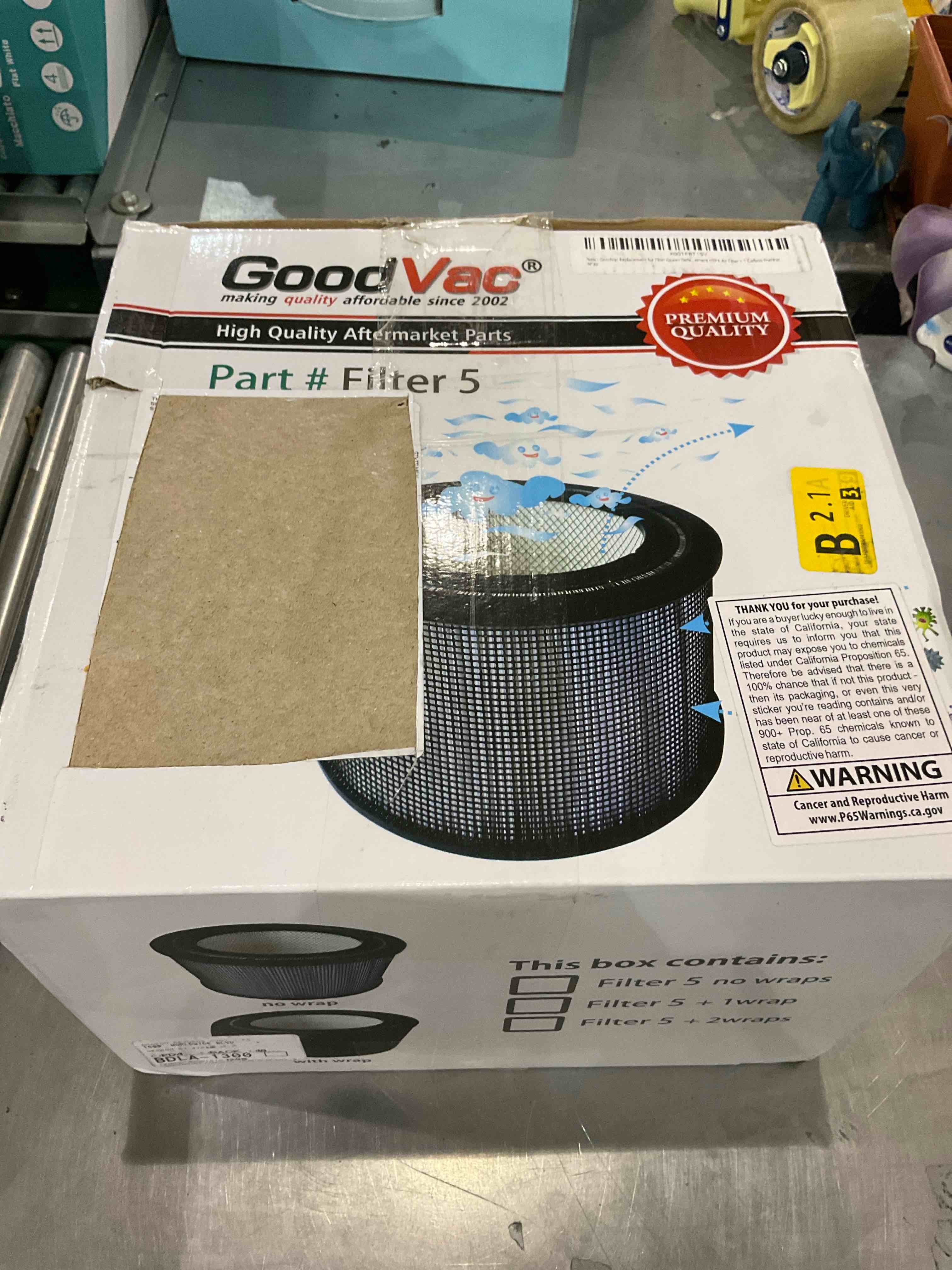GoodVac Replacement for Filter Queen Defe...ement HEPA Air Filter + 1 Carbon Prefilter Wrap
