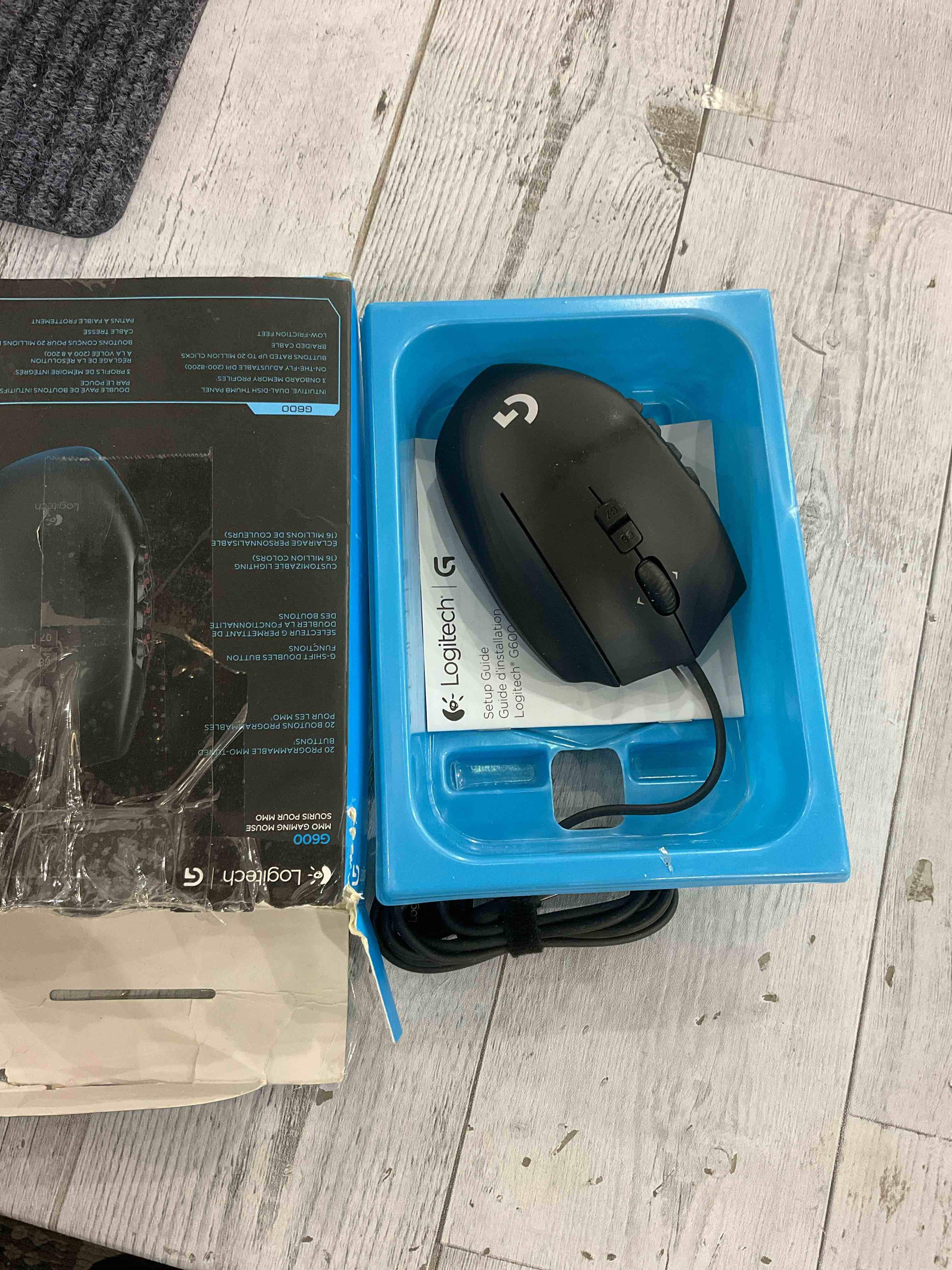 Logitech corded mouse