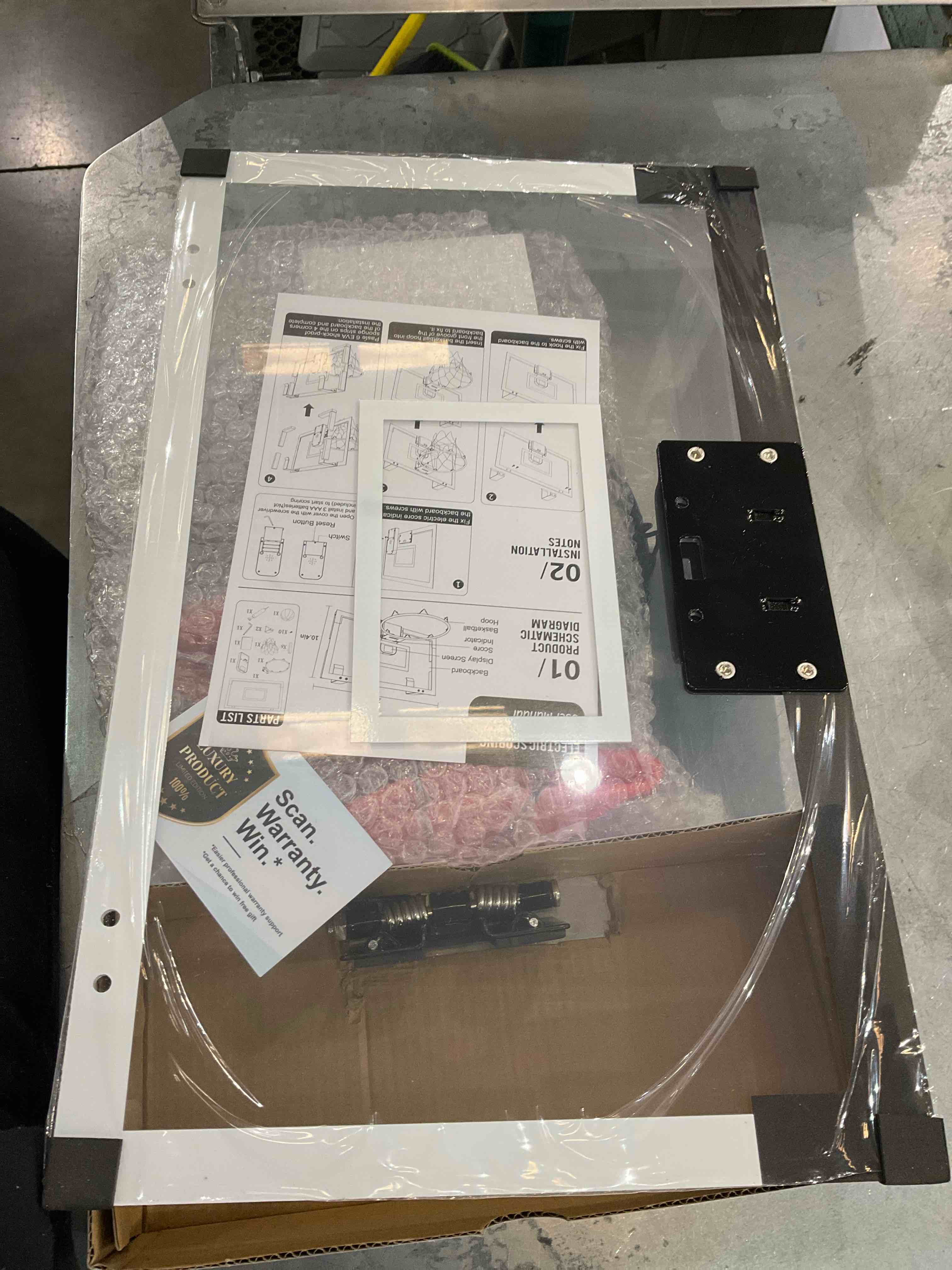 Basketball Hoop Indoor for Kids 16.5" X 12.5" - Automatic Scoring Basketball Hoop Mini Basketball Hoop for Door with 2 Balls?Basketball Toy for Kids Boys Teens?Perfect for A Basketball Lover as Gift