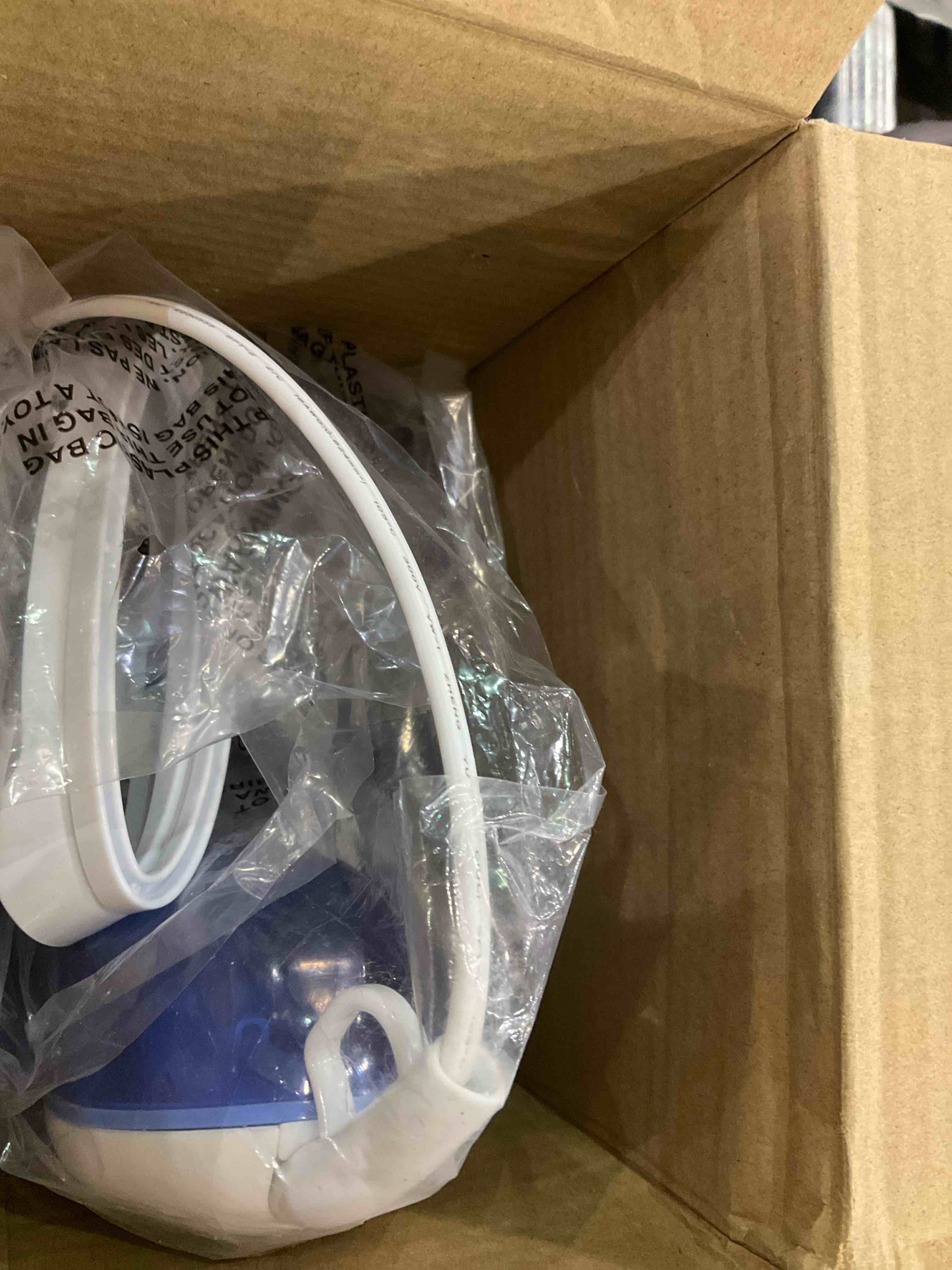 Conair Steamer for Clothes, Turbo ExtremeSteam Handheld Fabric Steamer, White/Blue