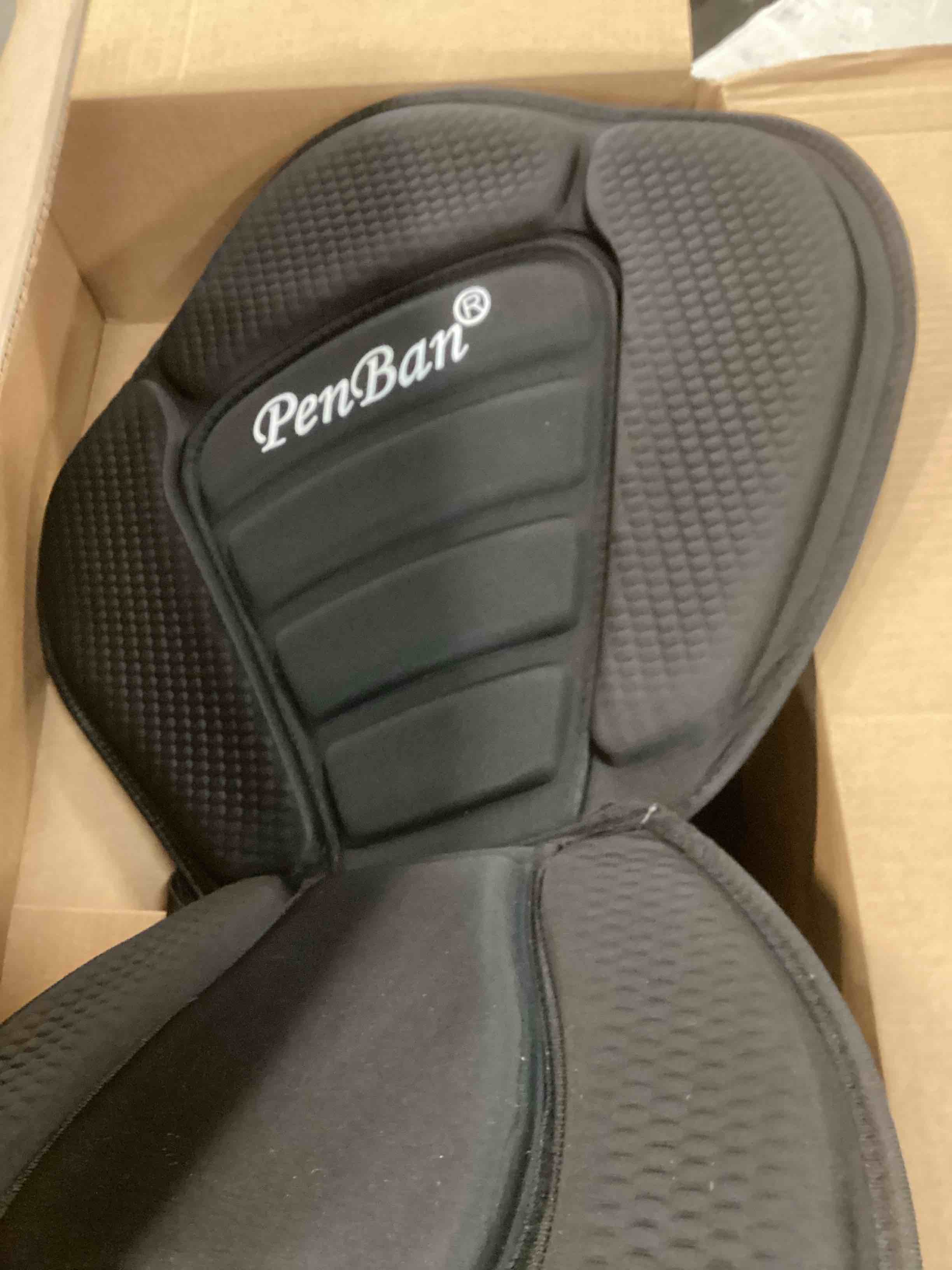 Universal Deluxe Kayak Seat Cushion with Storage Bag,Boat Seat SUP Seat Canoe Seat,4 Adjustable Straps for Kayaking Canoeing Rafting Fishing