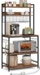 VASAGLE Hutch Bakers Rack with Power Outlet