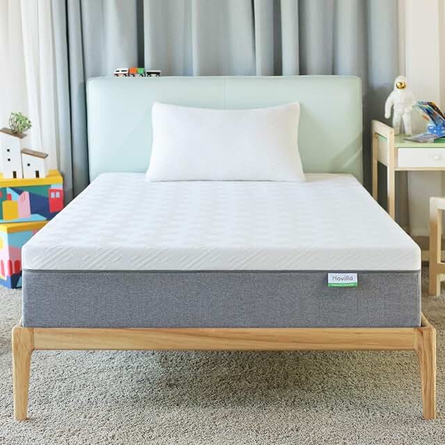 Novilla Twin Size Mattress, 12 Inch Gel Memory Foam Mattress for Cool Sleep & Pressure Relief, Medium Plush Feel with Motion Isolating, Bliss