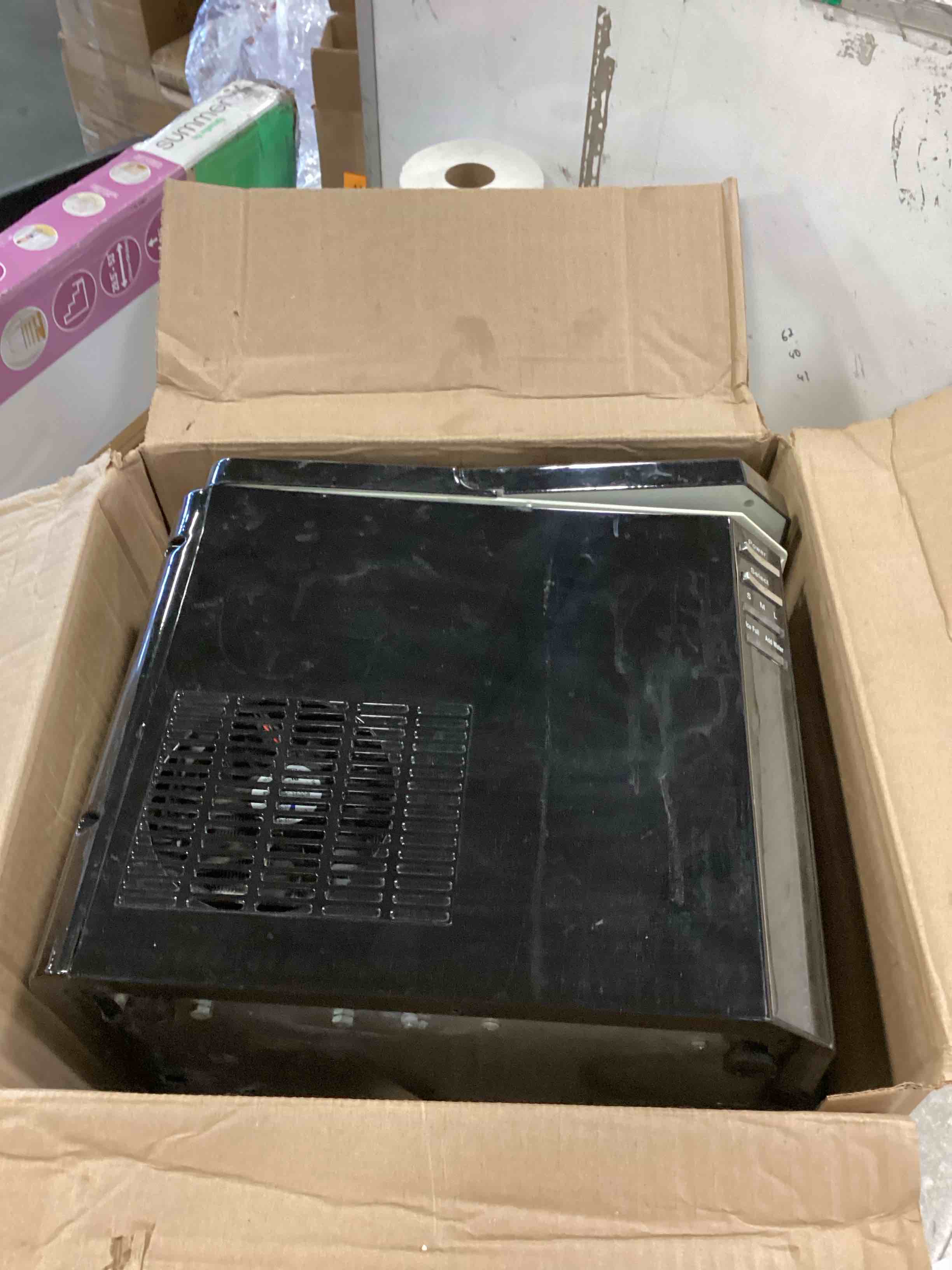 Emerson IM93B Black Electric Portable Countertop Ice Maker Machine