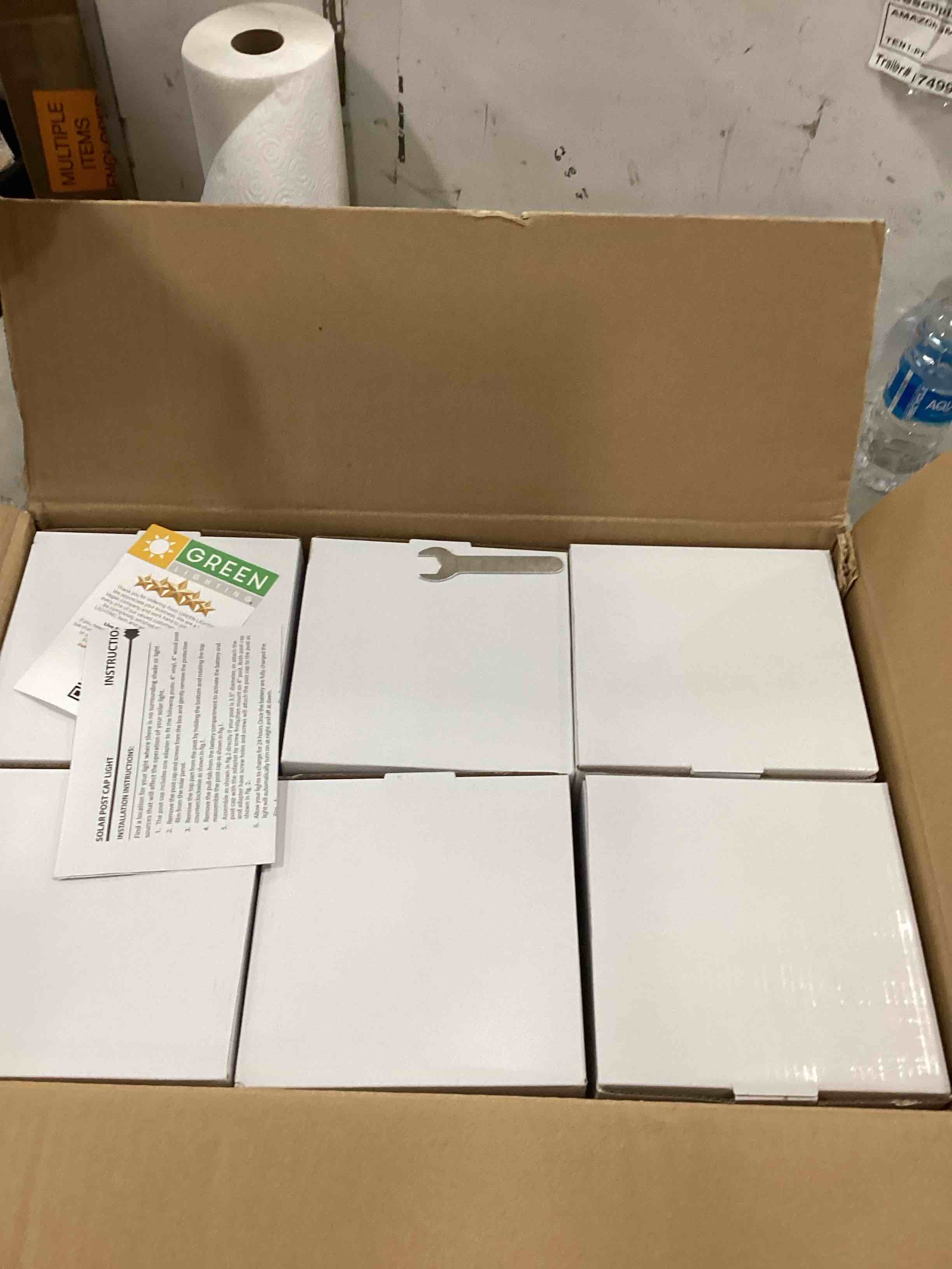 GreenLighting 12 Pack Gala Solar LED Post Lights Post Cap Slim Light