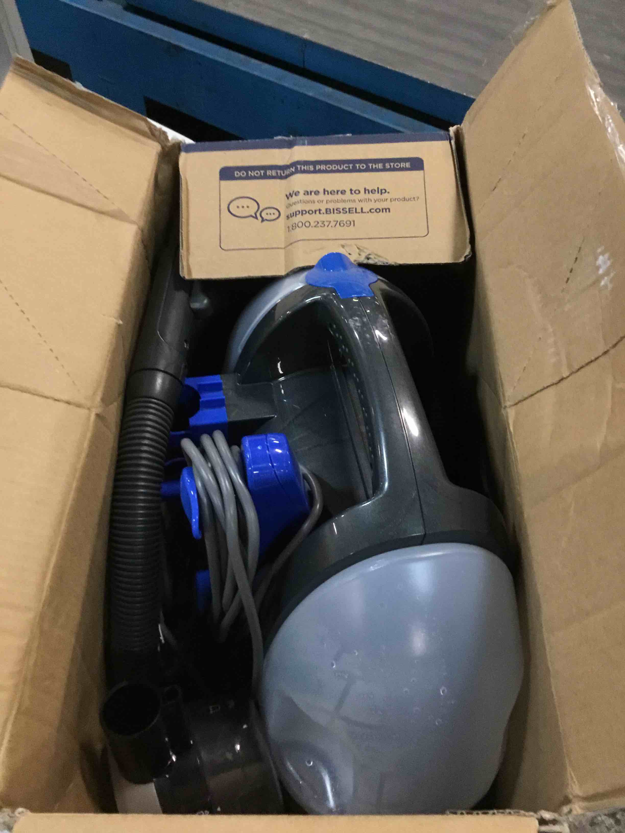 Bissell Little Green Pet Deluxe Portable Carpet Cleaner and Car/Auto Detailer, 3353, Gray/Blue