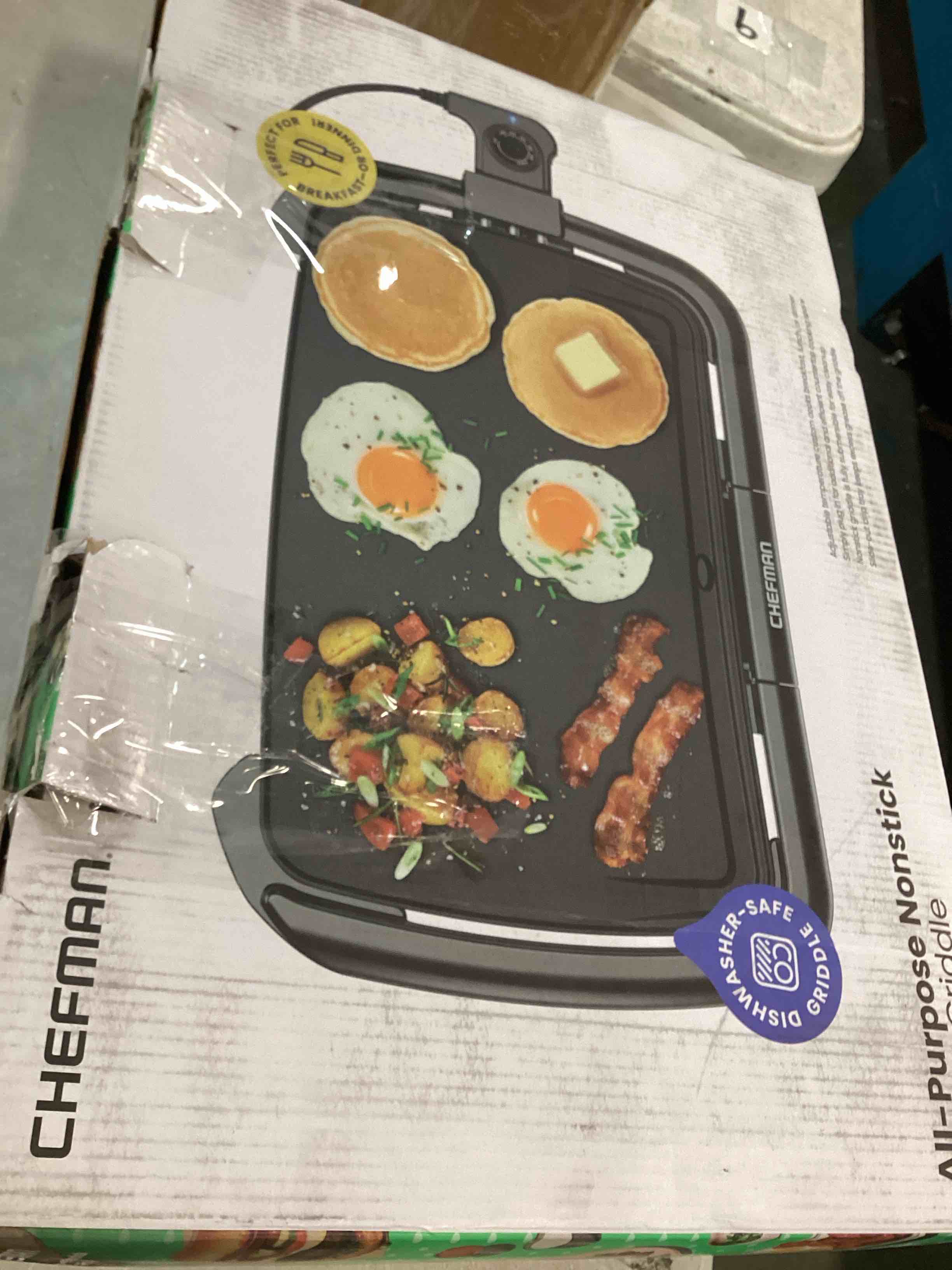 Chefman Electric Griddle with Removable Temperature Control, Immersible