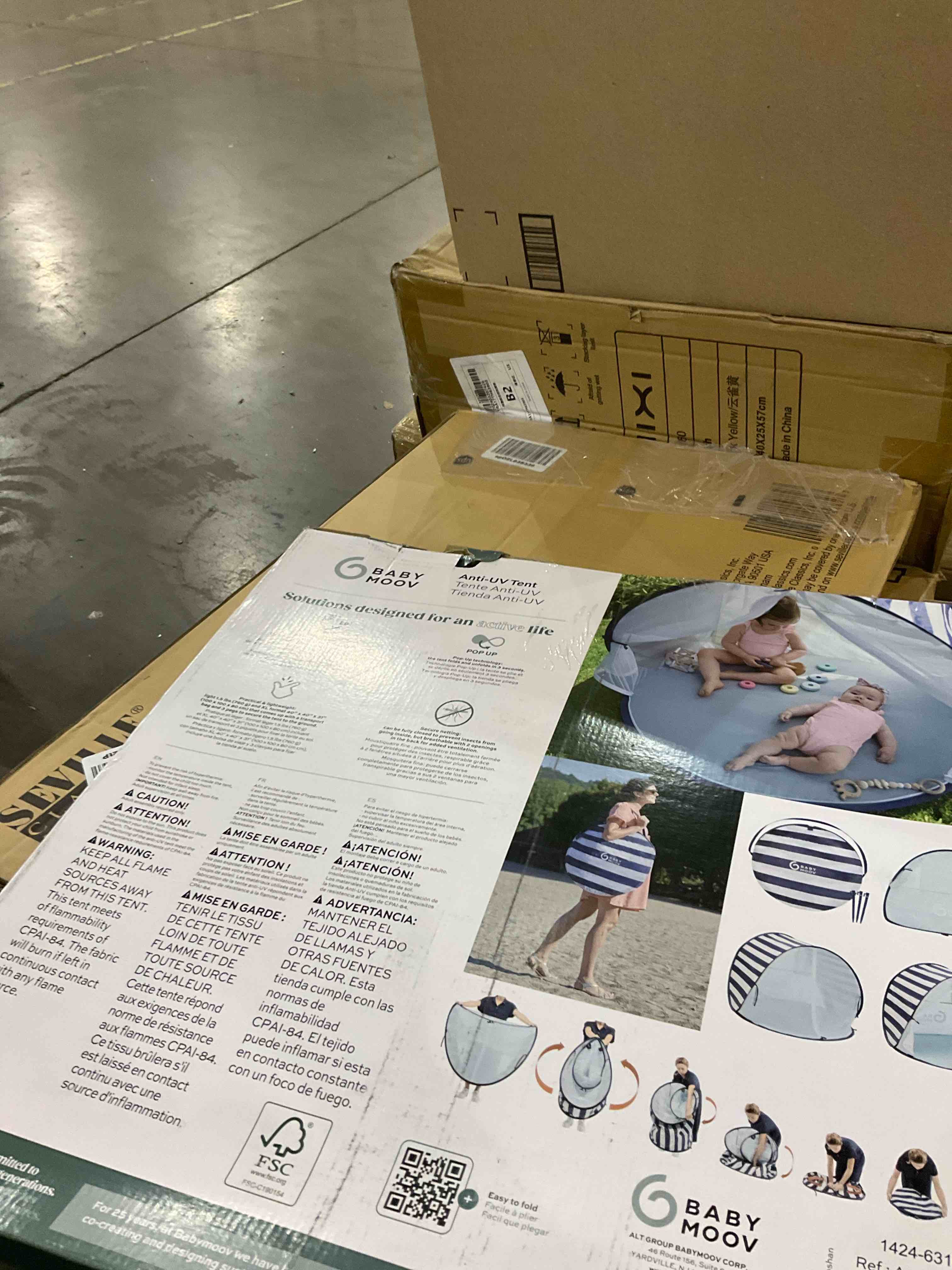 Babymoov Baby Tent with Anti UV Sun Protection UPF 50+ Pop Up Play