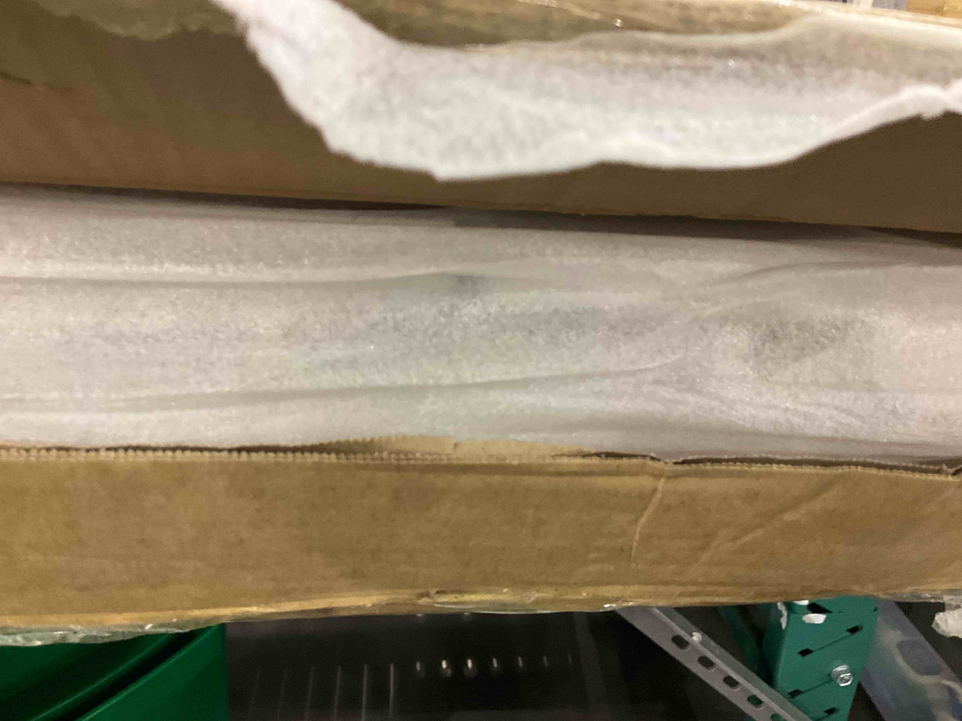 Condition photo showing Good Condition for Dream On Me Hygge Changing Table in Pebble Grey Oak, Greenguard Gold & JPMA Certified, Comes with Safety Belts & 1” Changing Pad, Easy to Clean, Safe Wooden Furniture