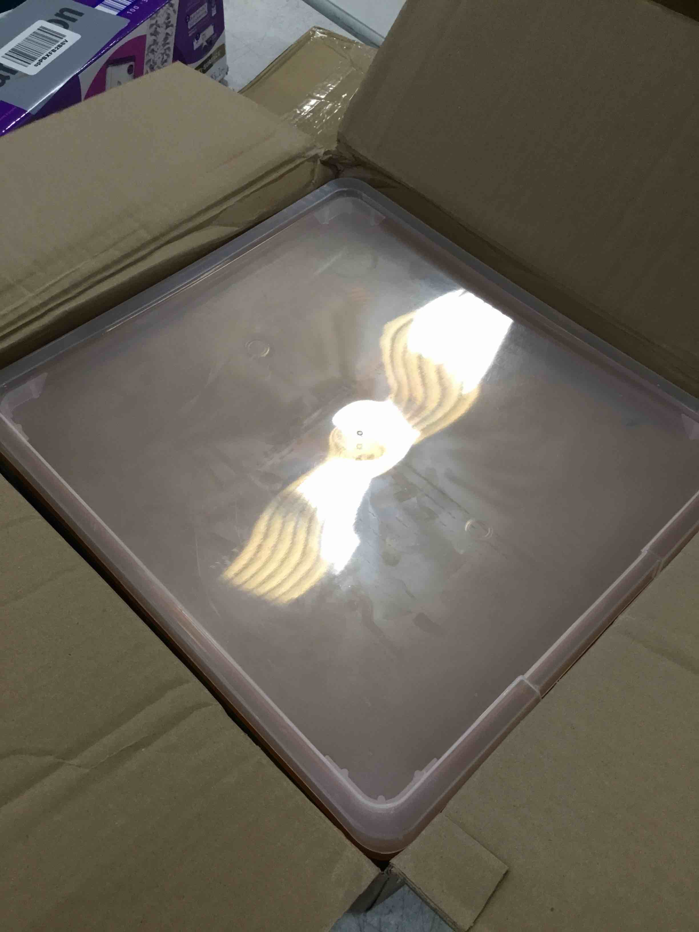 Storex Classroom Craft Project Box Stacking Plastic Organizer Fits