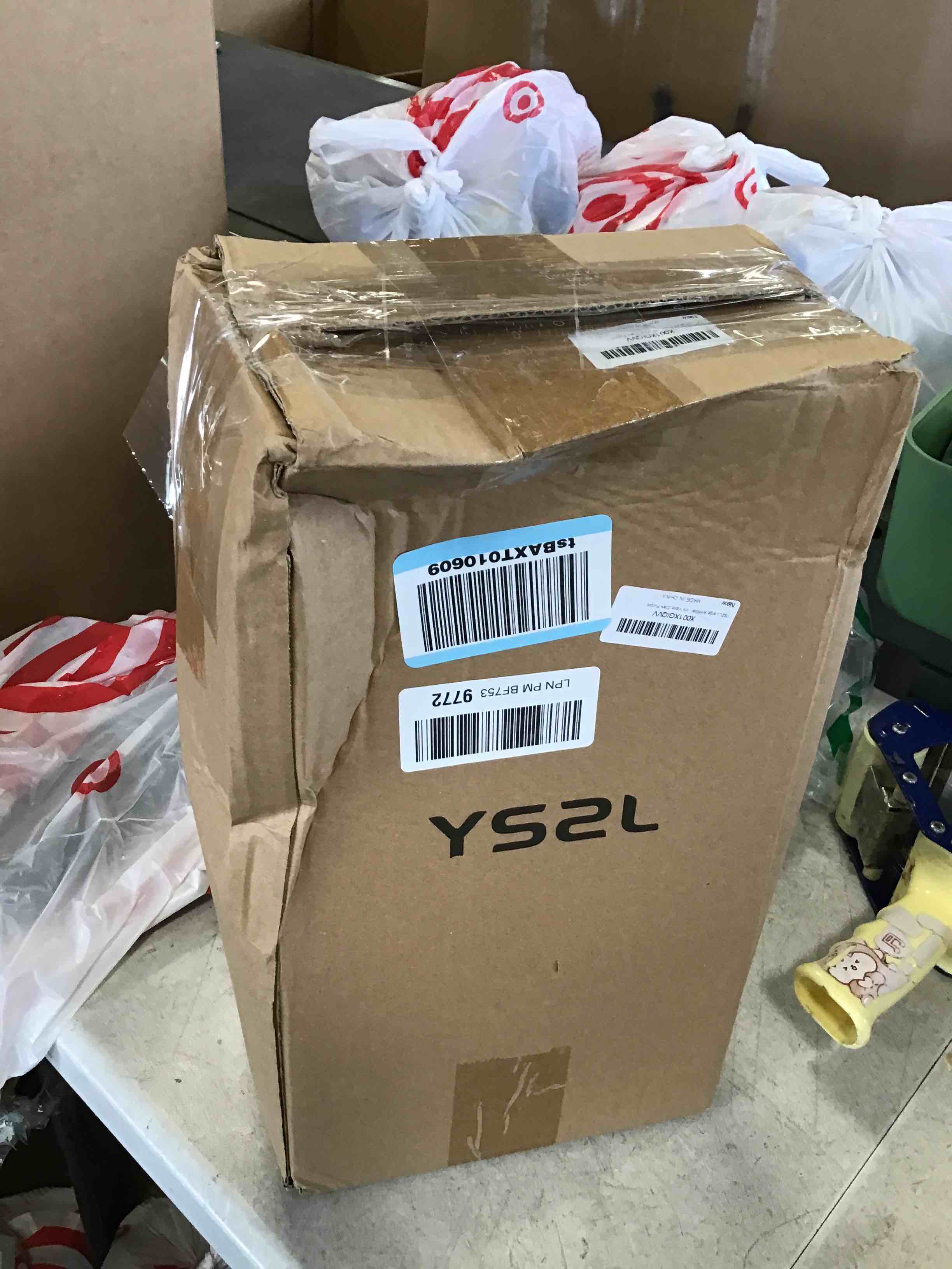 YSZL Large Artificial Potted Orchid Plant, Silk Flower Arrangement with