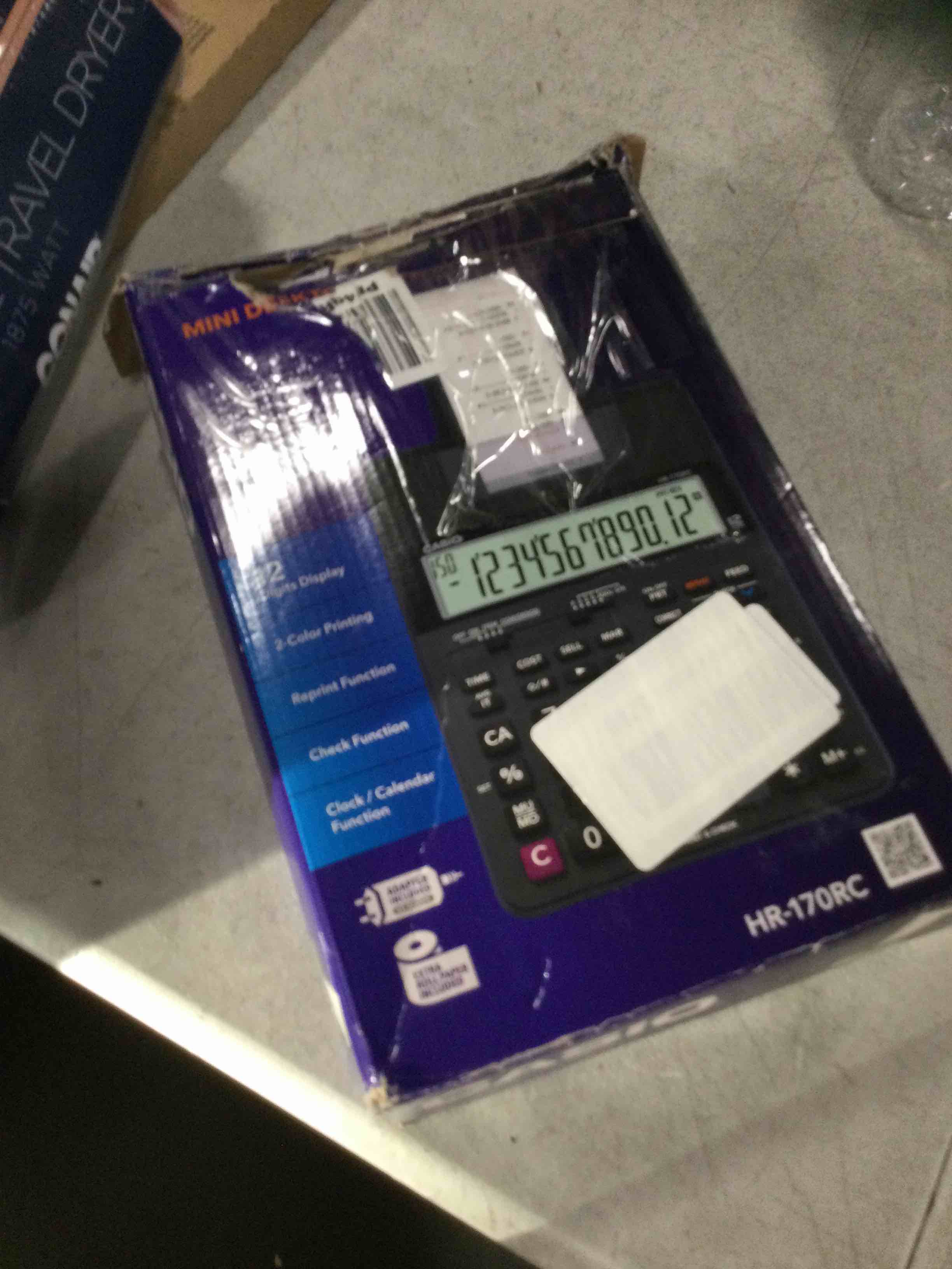 Casio HR170RC Plus, MinDesktop Printing Calculator (New Version of