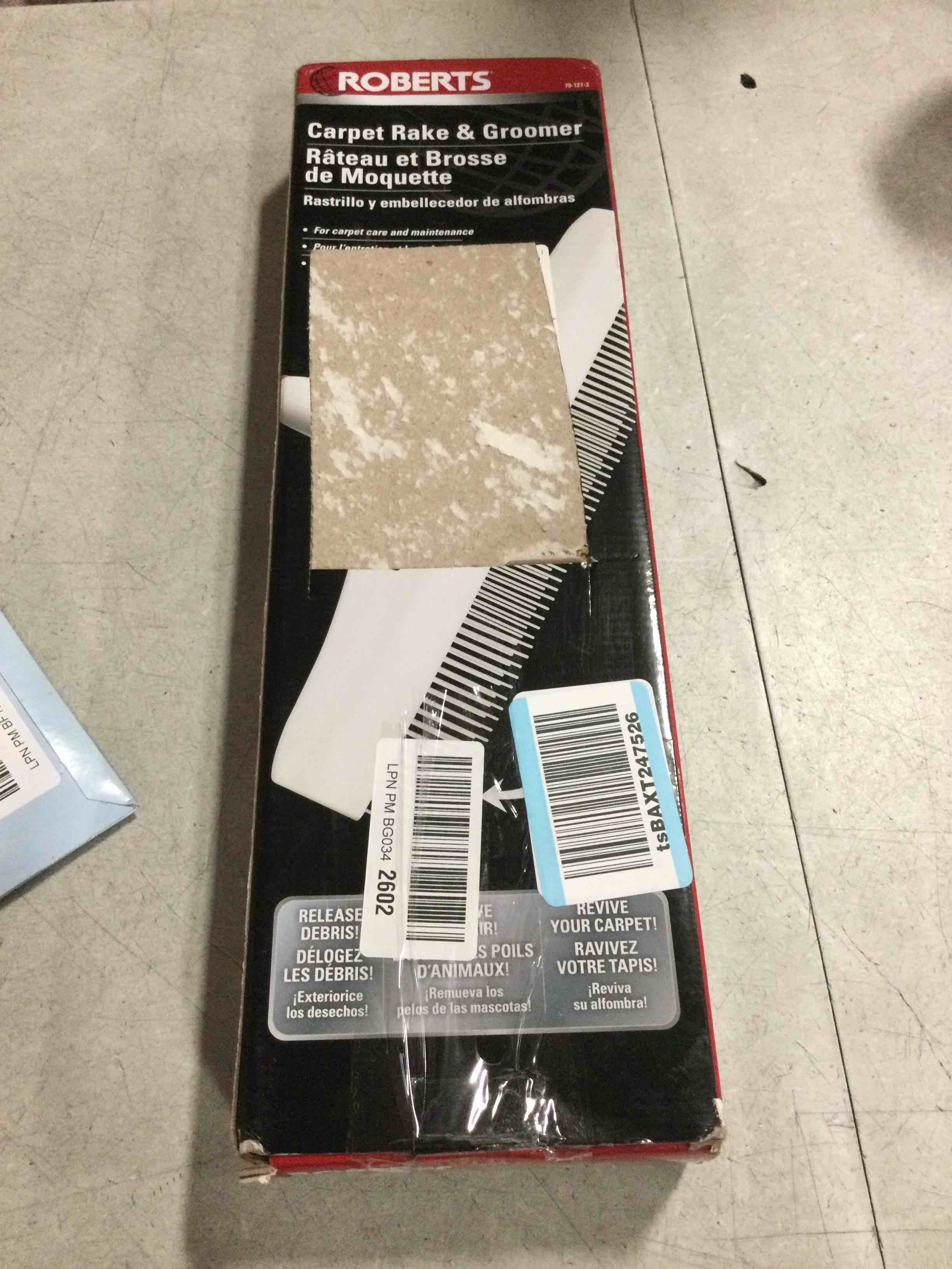 ROBERTS 701273 Carpet Rake & Groomer, 18.25 x 5.75 x 2.5 inches
