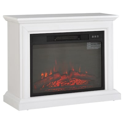 Carlisle 1,000 Sq. Ft. Infrared Fireplace Heater in withe  24/W x 22.0\" H x 13.0\" D