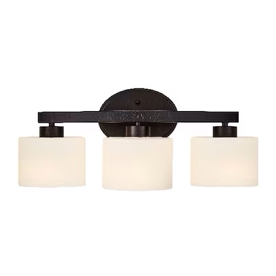 200+ bought last week allen + roth Merington 21.5-in 3-Light Antique Bronze Transitional Vanity Light Item #578938 | Model #VBS271-3NABZ
