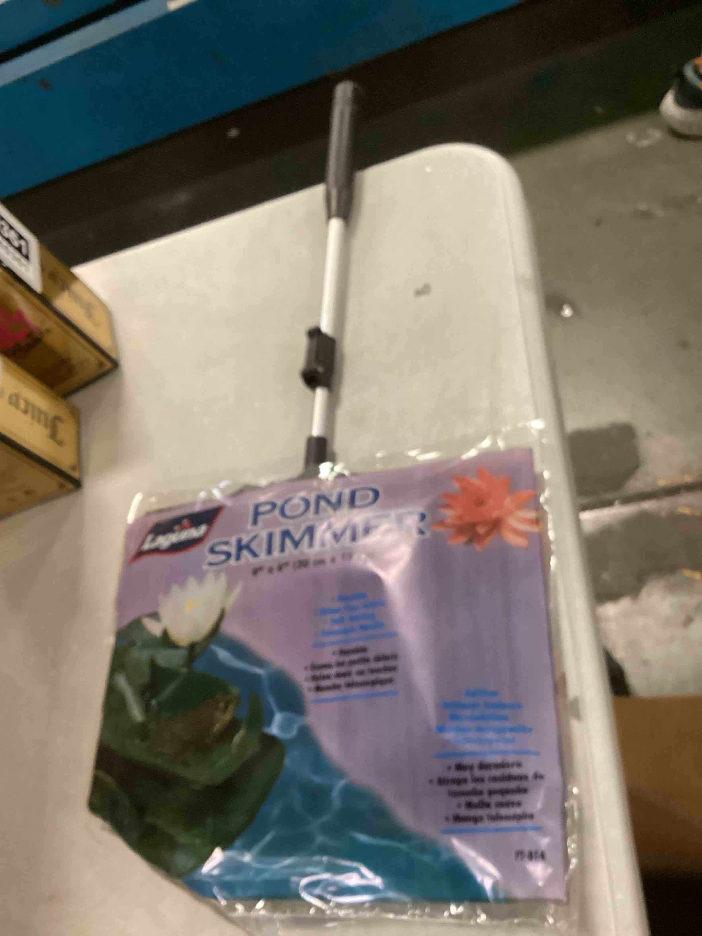 Laguna Mini Pond Skimmer Net with Telescoping Handle Net (6\ x 8