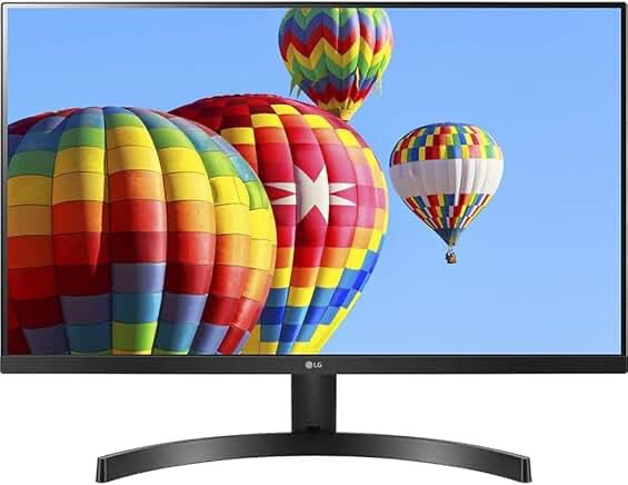 LG 24MK600M-B 24'' Full HD (1920 x 1080) IPS Display with 3-Side Virtually Borderless Design and Radeon FreeSync Technology and Dual HDMI, Black