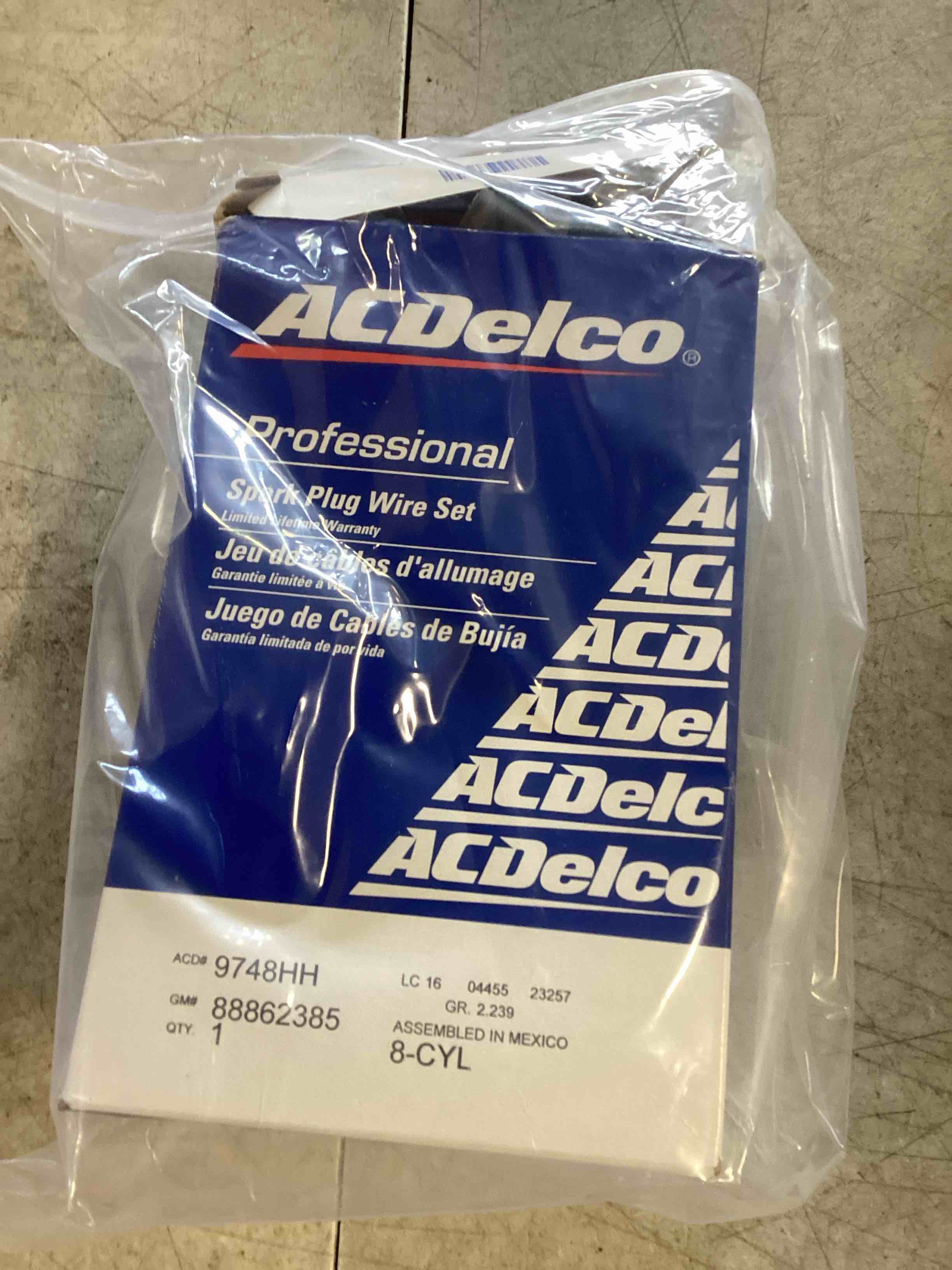 ACDelco Professional 9748HH Spark Plug Wire Set