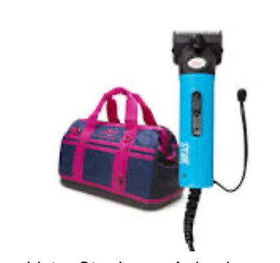 Lister Star Large Animal Clipper with Fine Blade for Horses, Cattle, Sheep, and Livestock, Turquoise with Soft Case (#258-35921)