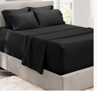 Sweet Home Collection King Size Bed Sheets-6 Piece 1500 Thread Count Fine Bru...