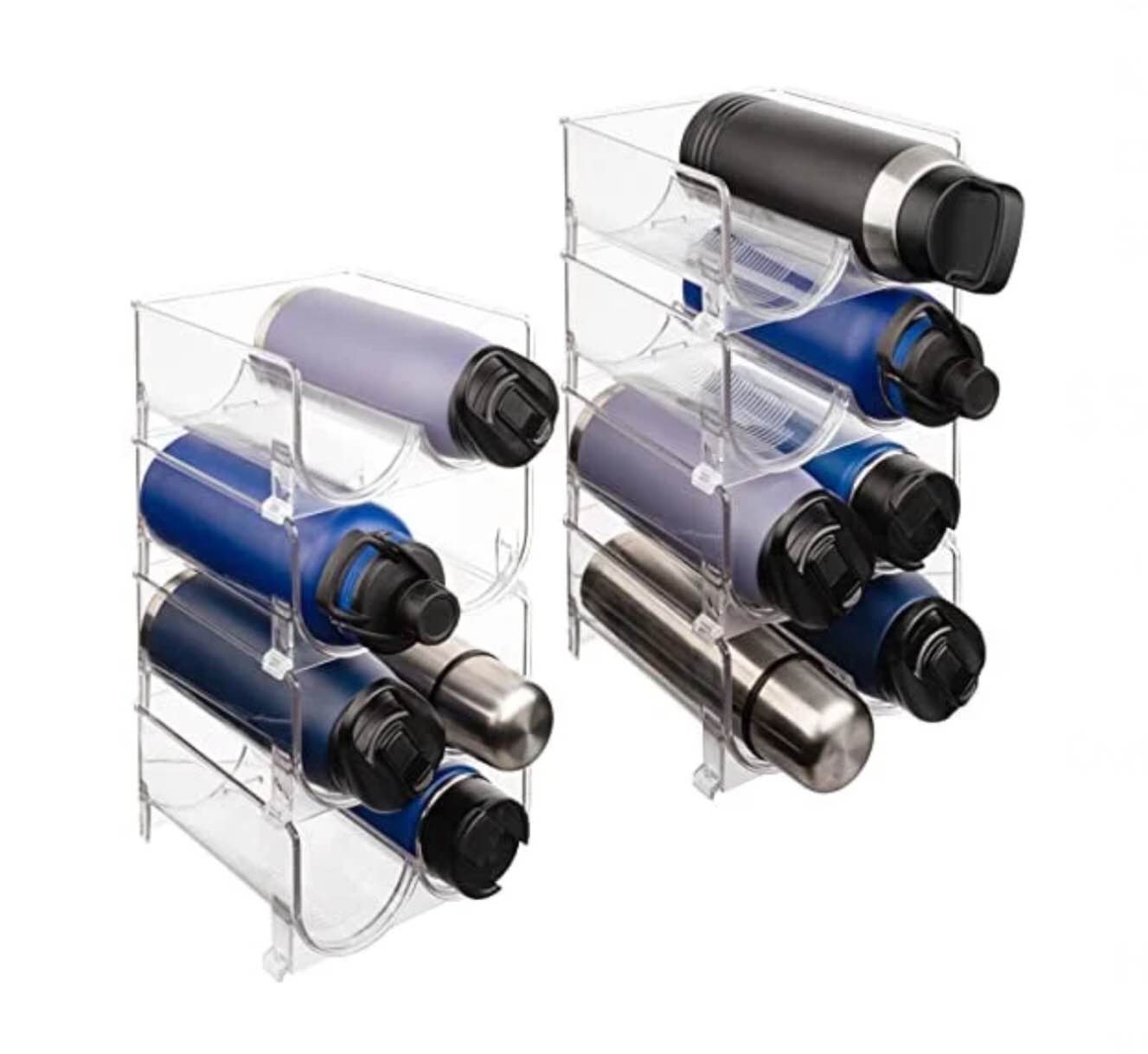 ClearSpace Water Bottle Organizer - 1-Shelf Cabinet Organizer for ...