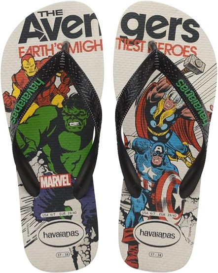 Havaianas Girl's Kid's Top Marvel Classics Flip Flop Sandal