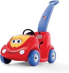 Step2 Push Around Buggy Kids Push Car, Ride On Car with Seat Belt and Horn, Toddlers 18 - 36 Months, Max Weight 50 lbs., Easy Storage, Ideal Stroller Substitute, Red (( similar to stock)))