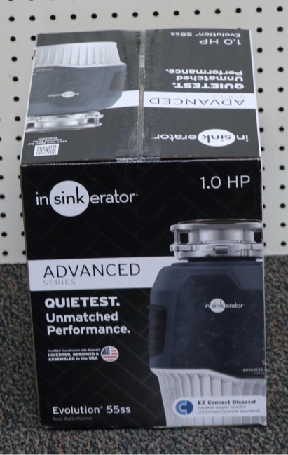 NEW - InSinkErator Evolution 55SS 1.0HP Advanced Series Waste Garbage Disposal