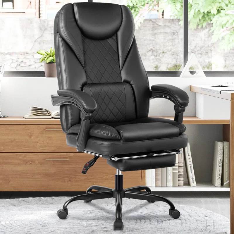 Aztecs ergonomic Executive Chair with footrest 