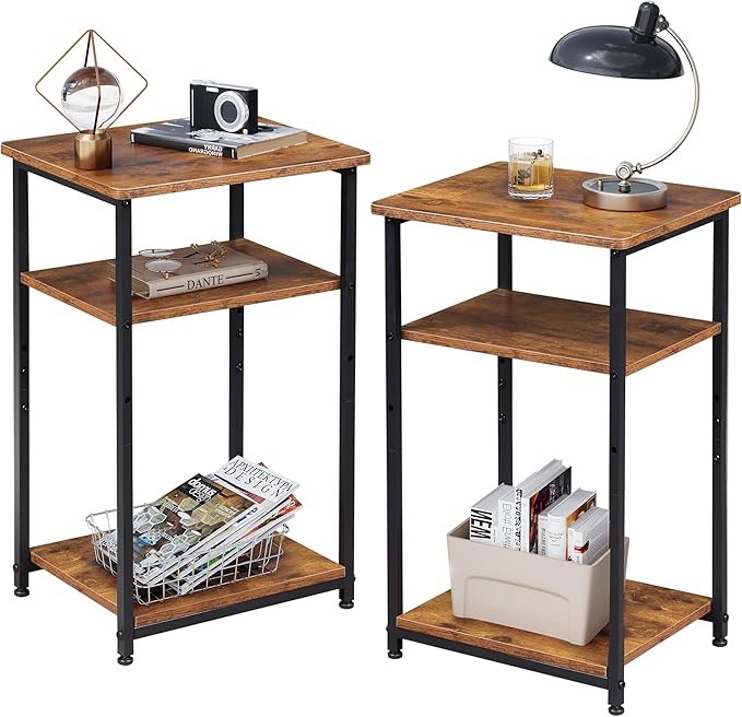 WLIVE End Tables Living Room Set of 2 *similar to stock photo* 