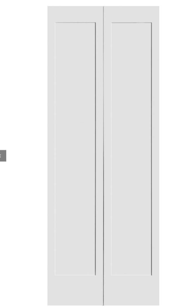 Primed Bifold Shaker Panel Interior Door ( similar to stock photo)