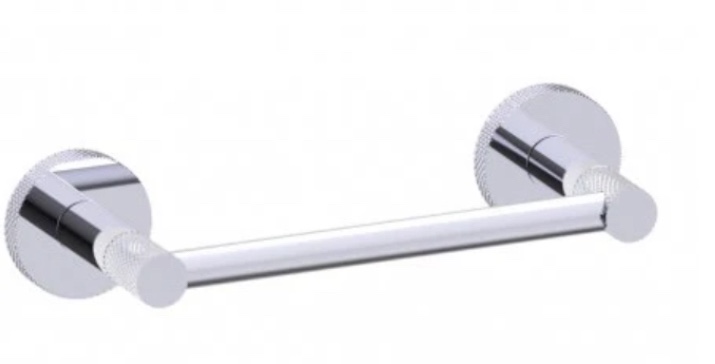 Kartners 366158 Circo Knurled Pivot Toilet Paper Holder - Brushed Nickel