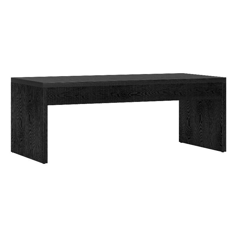 Henn&Hart 47.5" Black Grain MDF/PVC Coffee Table( incomplete)