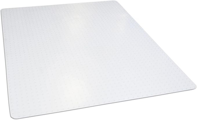 Clear Rectangle Office Chair Mat For Low Pile Carpet (unknown size)