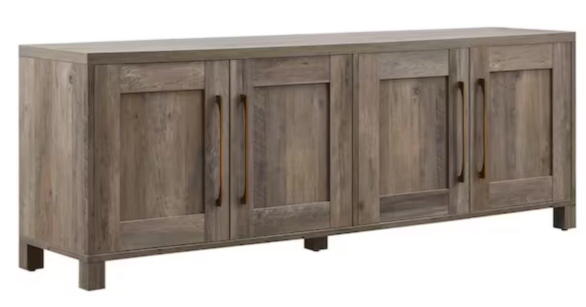 Chabot 68 in. Gray Oak TV Stand Fits TV's up to 75 in.
