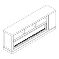 Dorel Home Products 1061090236A TV STAND 75” (incomplete box 1 of 2 only)