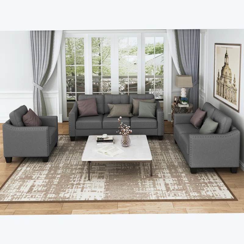 Caroleena 3 - Piece Living Room Set (incomplete 1 box only)