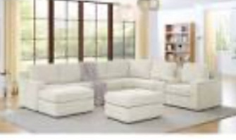 Astare 77’ Wide Reversible Modular Sectional (incomplete 2 boxes only consisting of armless seat and ottoman)
